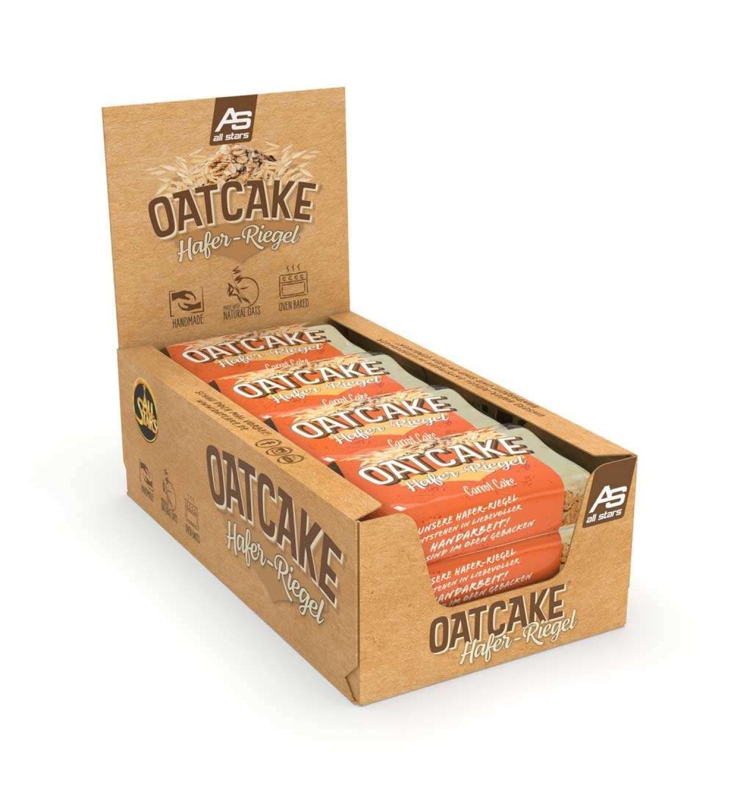 All Stars Oatcake Oat Bars - Carrot Cake Flavor Pack of 12 (80g Each) - International Shipping Available - Buy Online on GoSupps.com