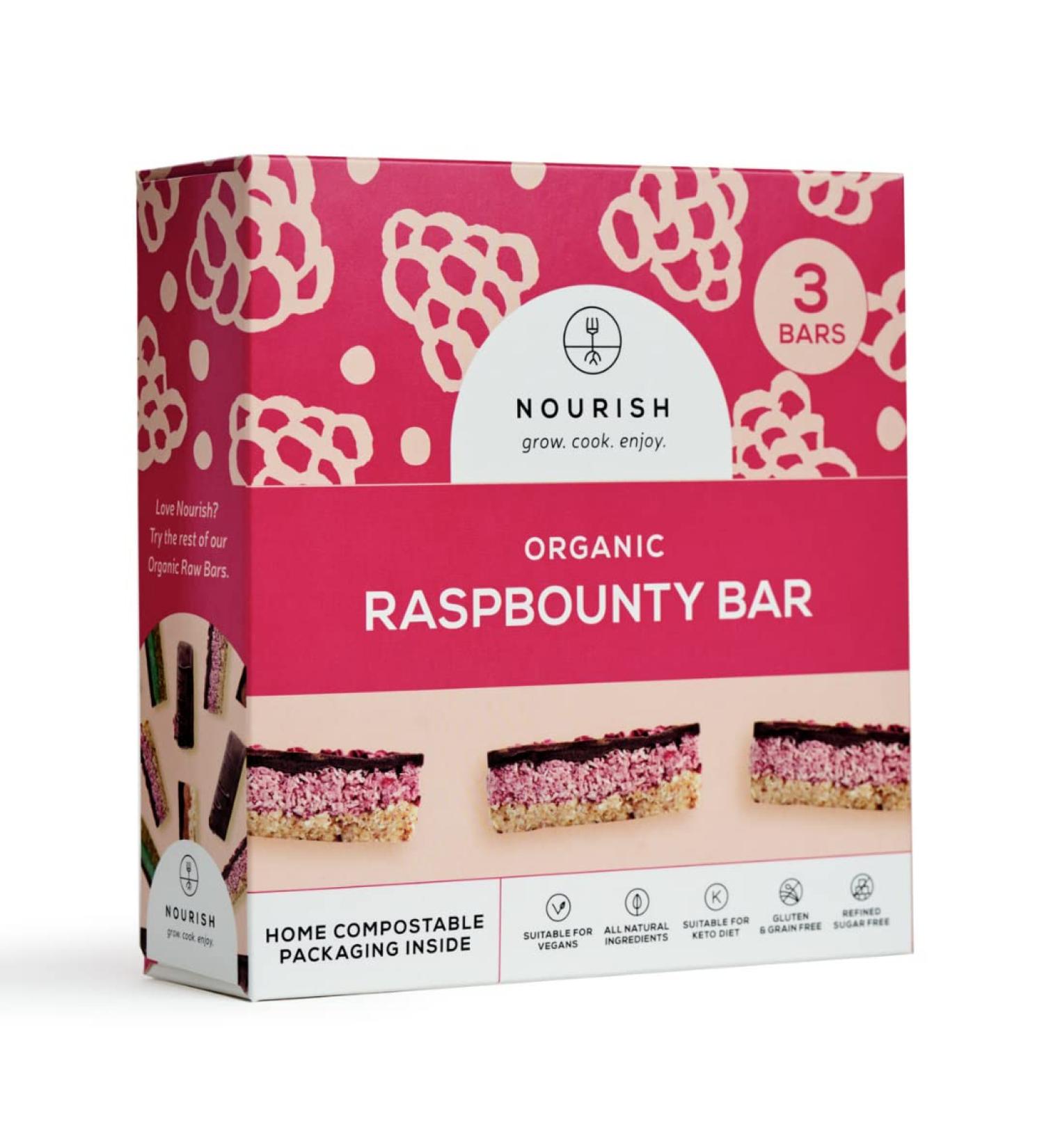 Raspbounty Bar - 3 Pack x 60g