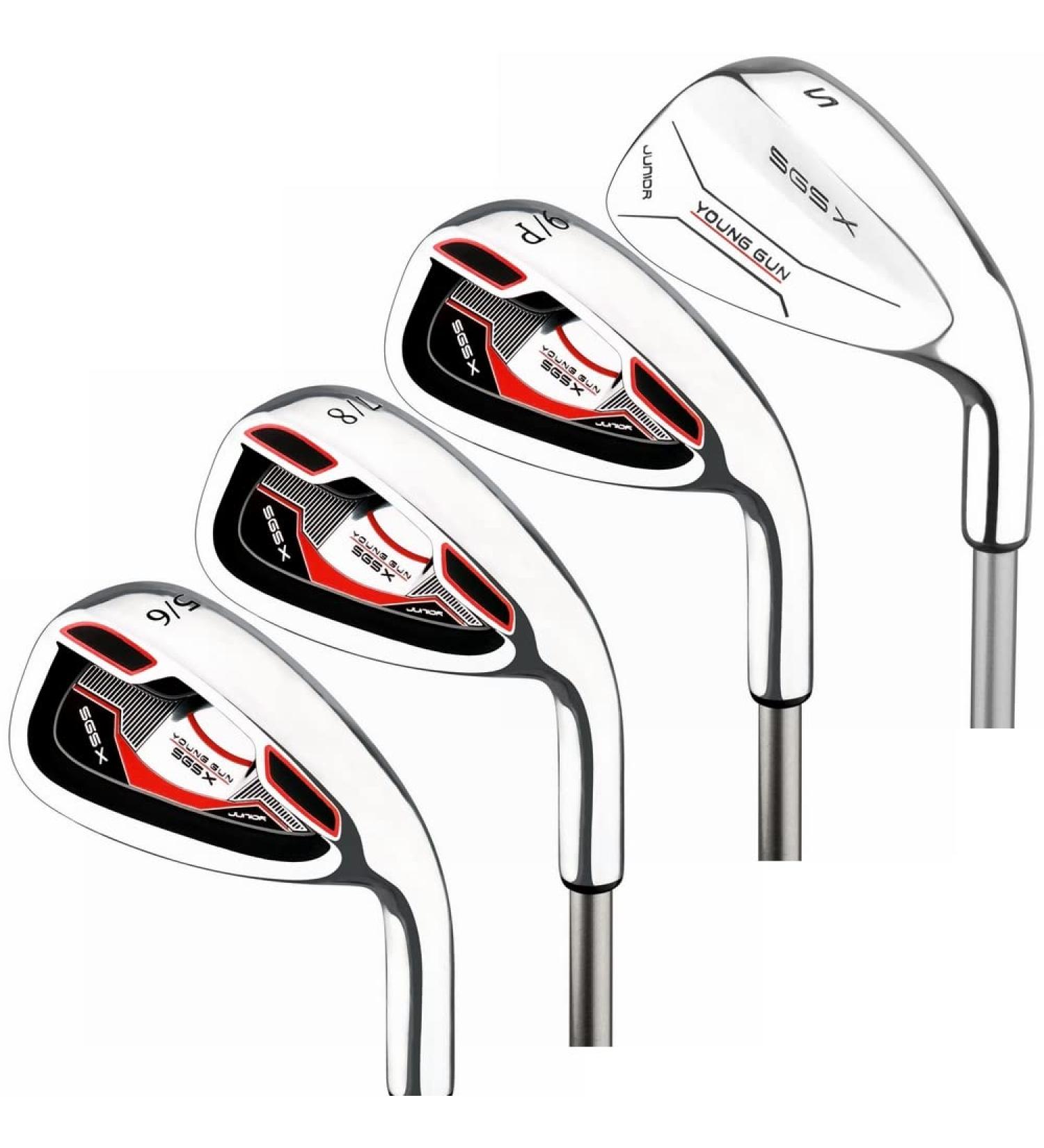 Young Gun SGS X Junior Kids Golf Right Hand Irons & Wedges Age: 9-11 5/6 Iron