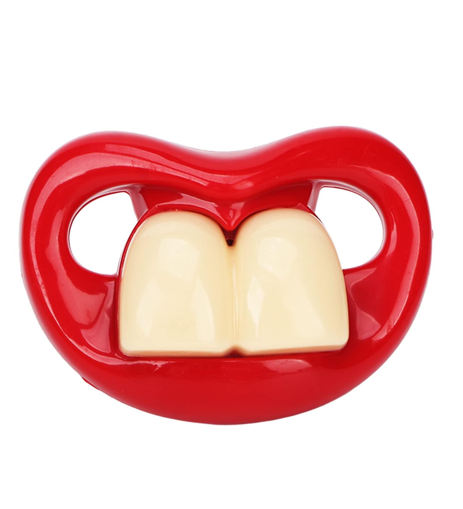 Funny Bucktooth Baby Pacifier - Safe Silicone Infant Pacifier for Optimal Mouth Support | International Shipping - Buy Online on GoSupps.com