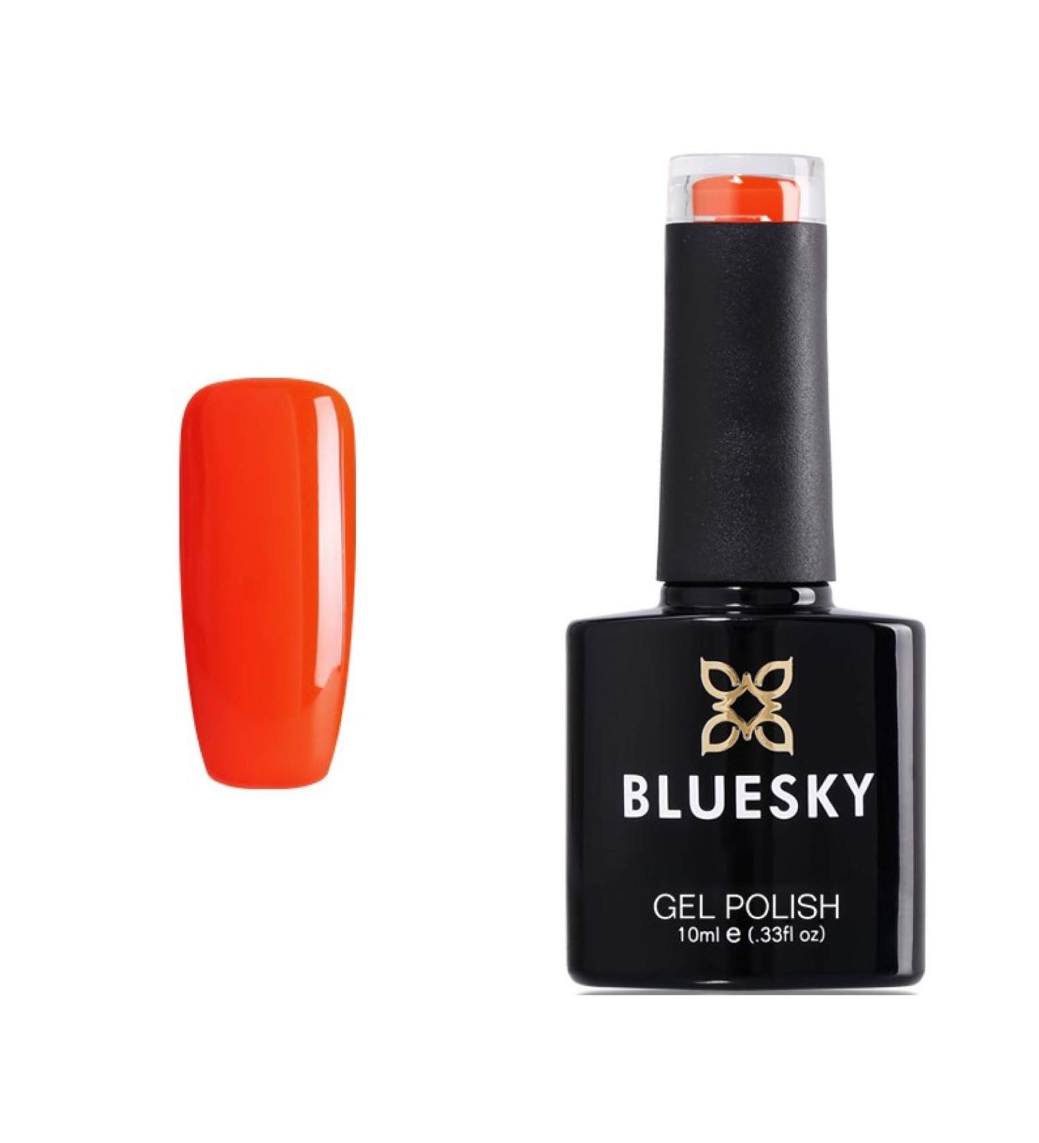 Bluesky Orange Sweetie An Orangey Red Color A12 Nail Gel Polish UV LED Soak Off 10ml