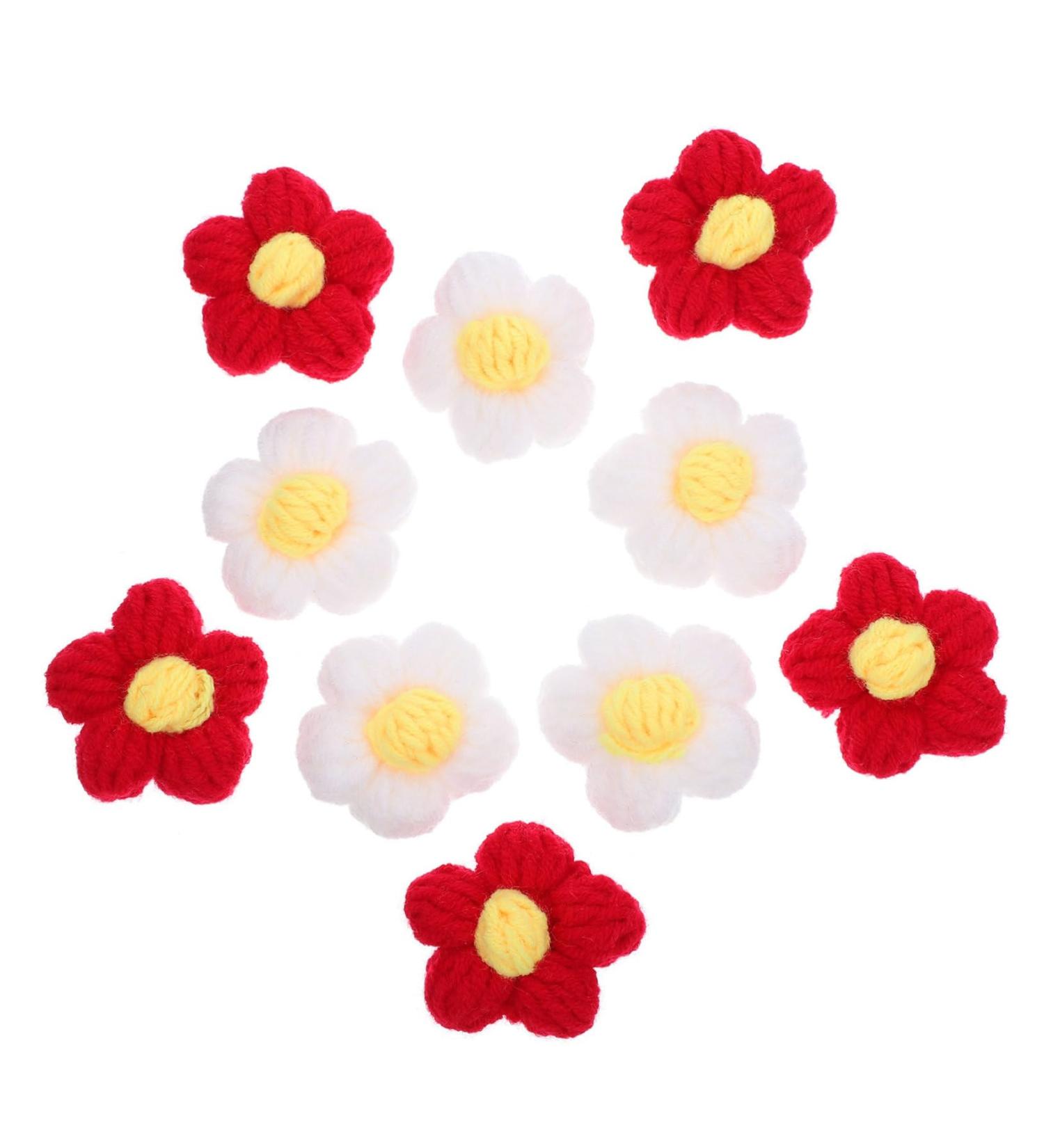 SEWOART 10pcs Hairpin Accessories Floral Yarn Toddler Wedding Assorted Color 2 4X4cm - Buy Online on GoSupps.com