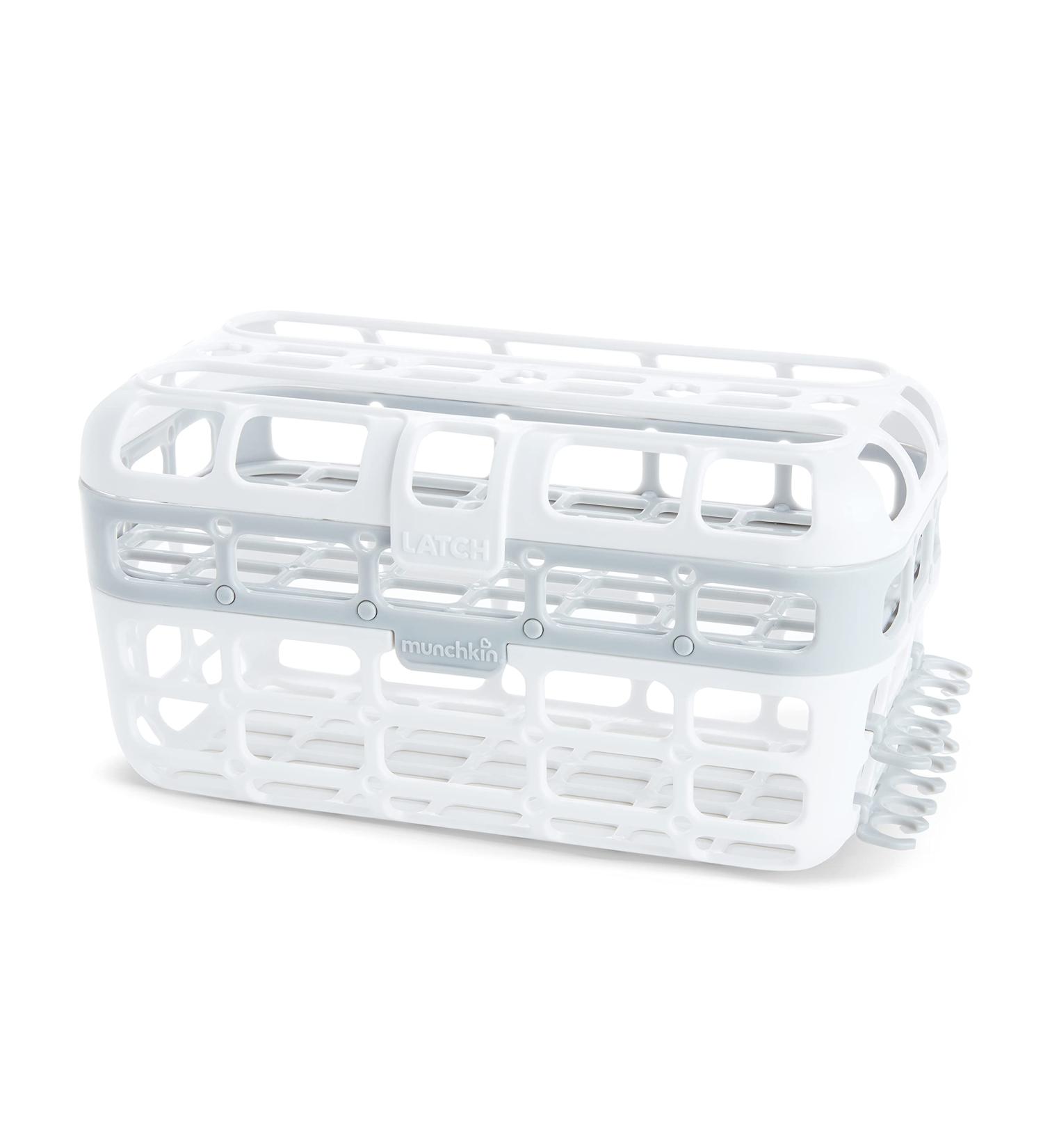 Munchkin High Capacity Dishwasher Basket - 1 Pack (Grey) | Efficient and Durable - Buy Online on GoSupps.com