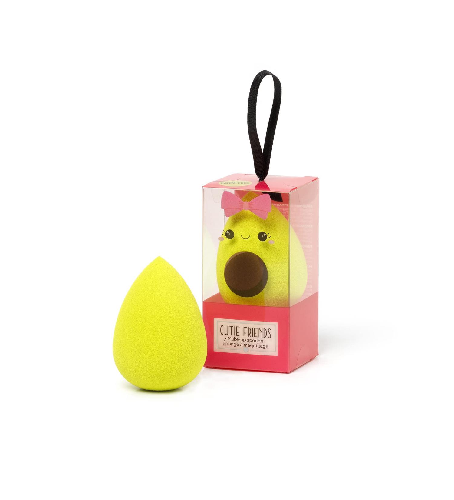 Legami-Make-up sponge for the use of primer and corrators the product distributes without absorbing too much practical and even soft in handle diameter 4 cm Avocado topic