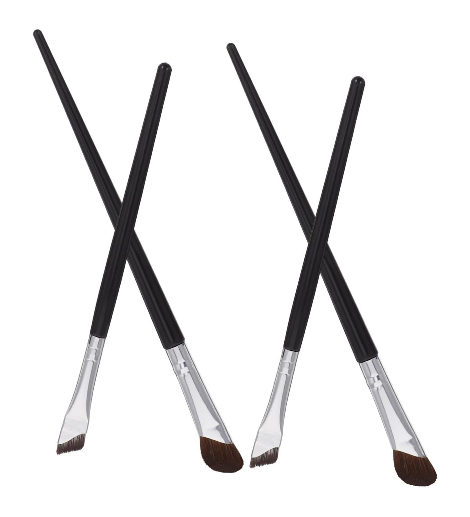 BELLIFFY 4 Pcs Angled Eyeliner Brush Eyeshadow Brush Angled Makeup Brush Small Concealer Brush Flat Concealer Brush Nose Contour Brush Brow Brush Under Eye Concealer Brush Cosmetic Brush - Buy Online on GoSupps.com