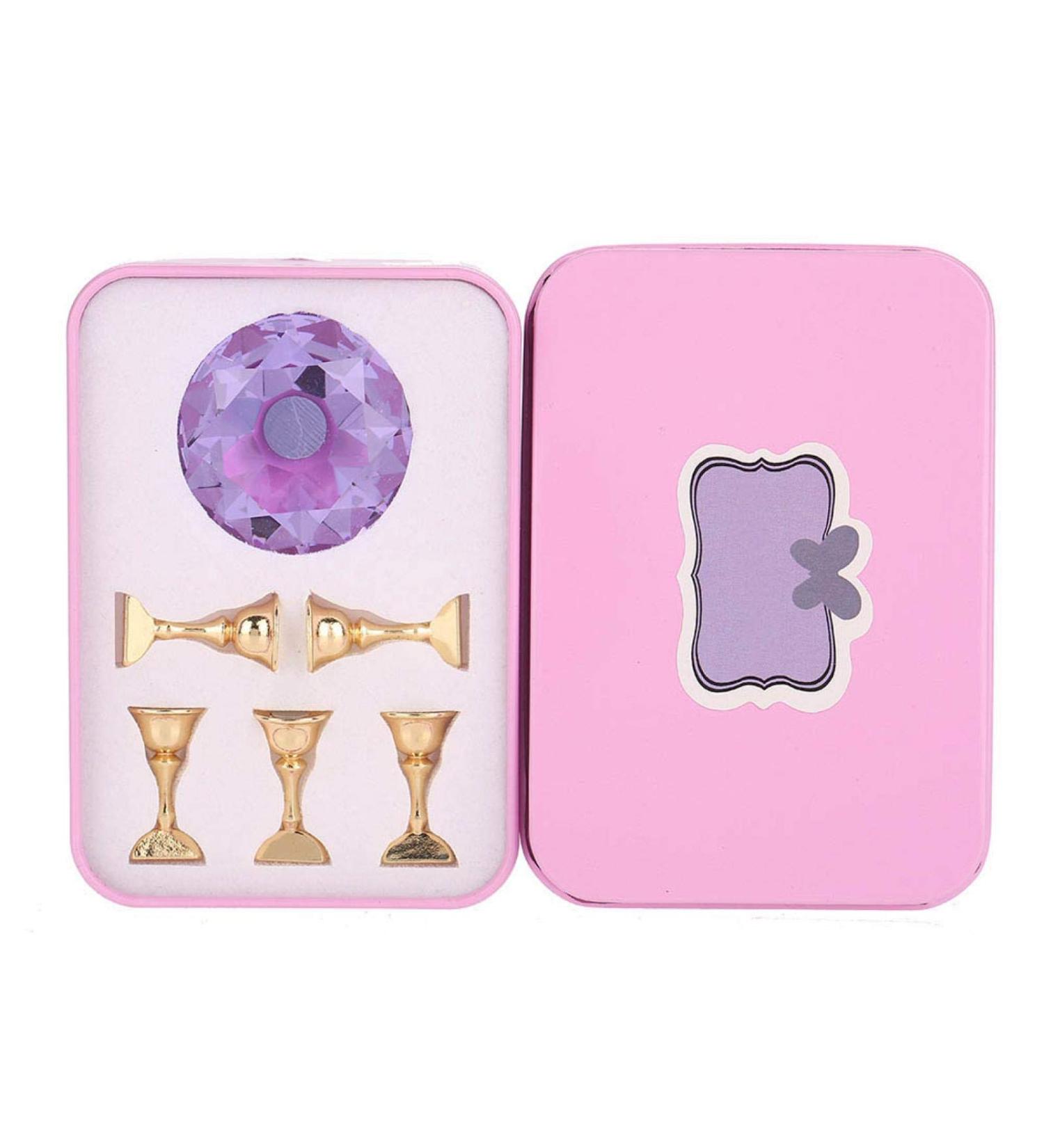 Nail Tip Stand Practical Nail Tip Holder Exquisite Diy At Home For Professional Salon(purple) - Buy Online on GoSupps.com