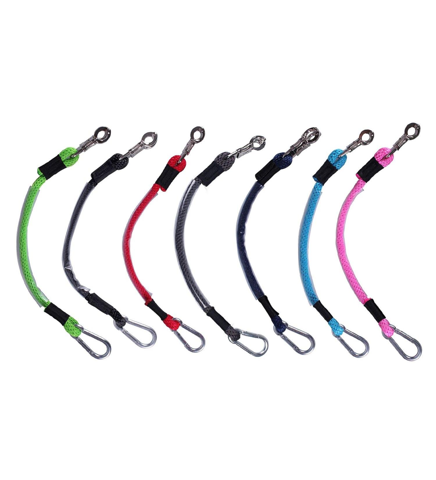 NETPROSHOP tie rope for horse transport for use in trailer 90 cm long color: anthracite