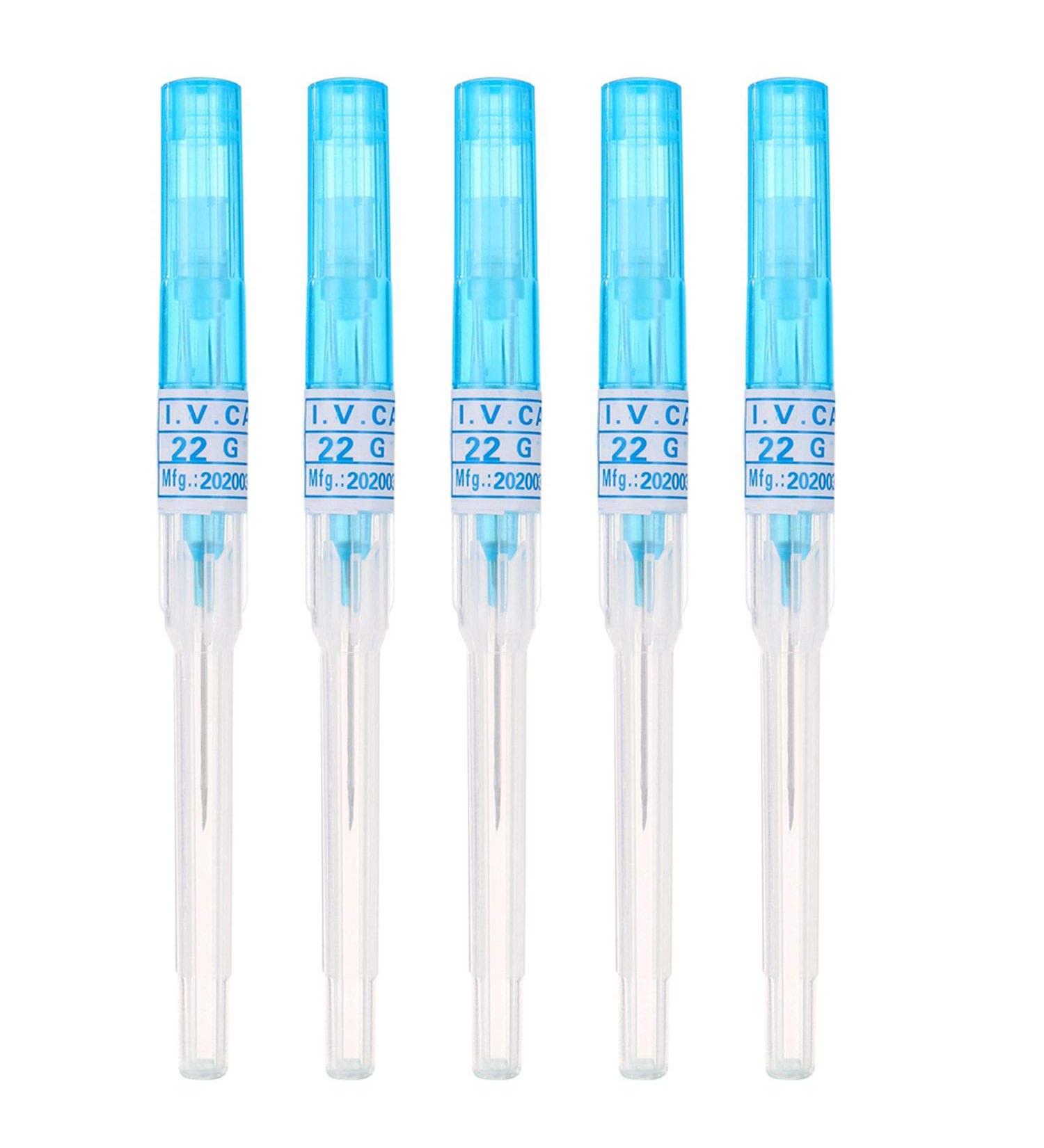 Piercing Needles Kit - 5PCS 22G IV Catheter Needles for IV Start Kits - Ear Nose Piercing Supply - Buy Online on GoSupps.com