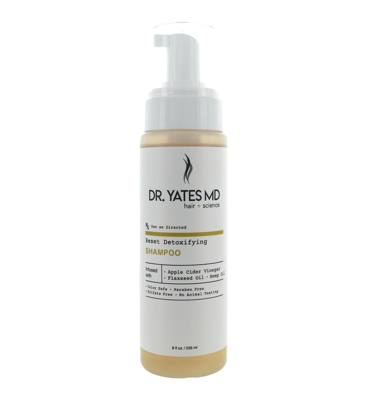 Dr. Yates MD - Reset Clarifying Shampoo with Apple Cider Vinegar Adds Body to Hair and Stimulates Growth (8 Fl Oz.)