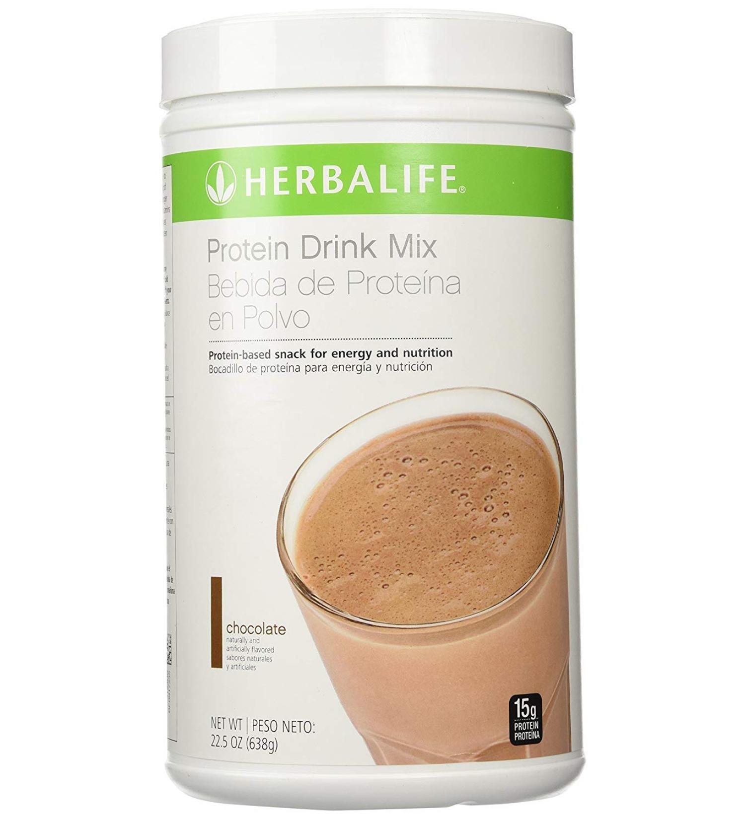 Herbalife Protein Drink Mix Chocolate 22.5oz Canister