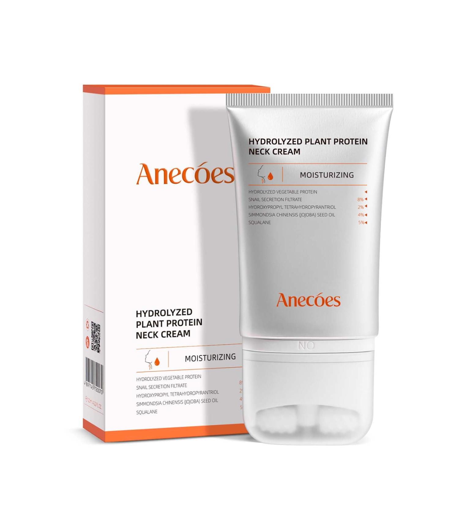 ANECOES Neck Firming Cream - Deep Moisturizing Tightens Skin Anti-Aging Reduces Neck Lines Improves Elasticity Safe and 0 Additives Age Renew Neck Cream - Buy Online on GoSupps.com