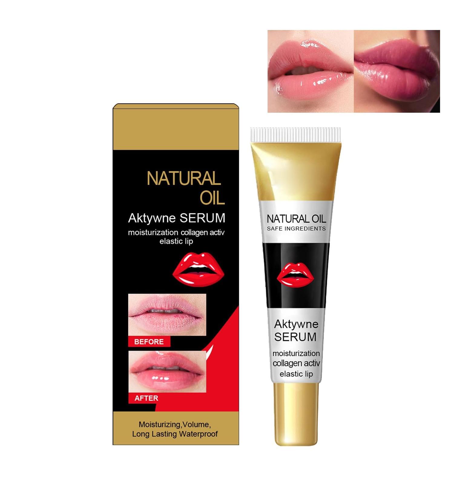 EXQST Collagen Elastic Lip Serum Moisturizing Lip Plumper Waterproof Hydrating Long Lasting Lip Plumping Oil Nourish Lip Skin - Buy Online on GoSupps.com