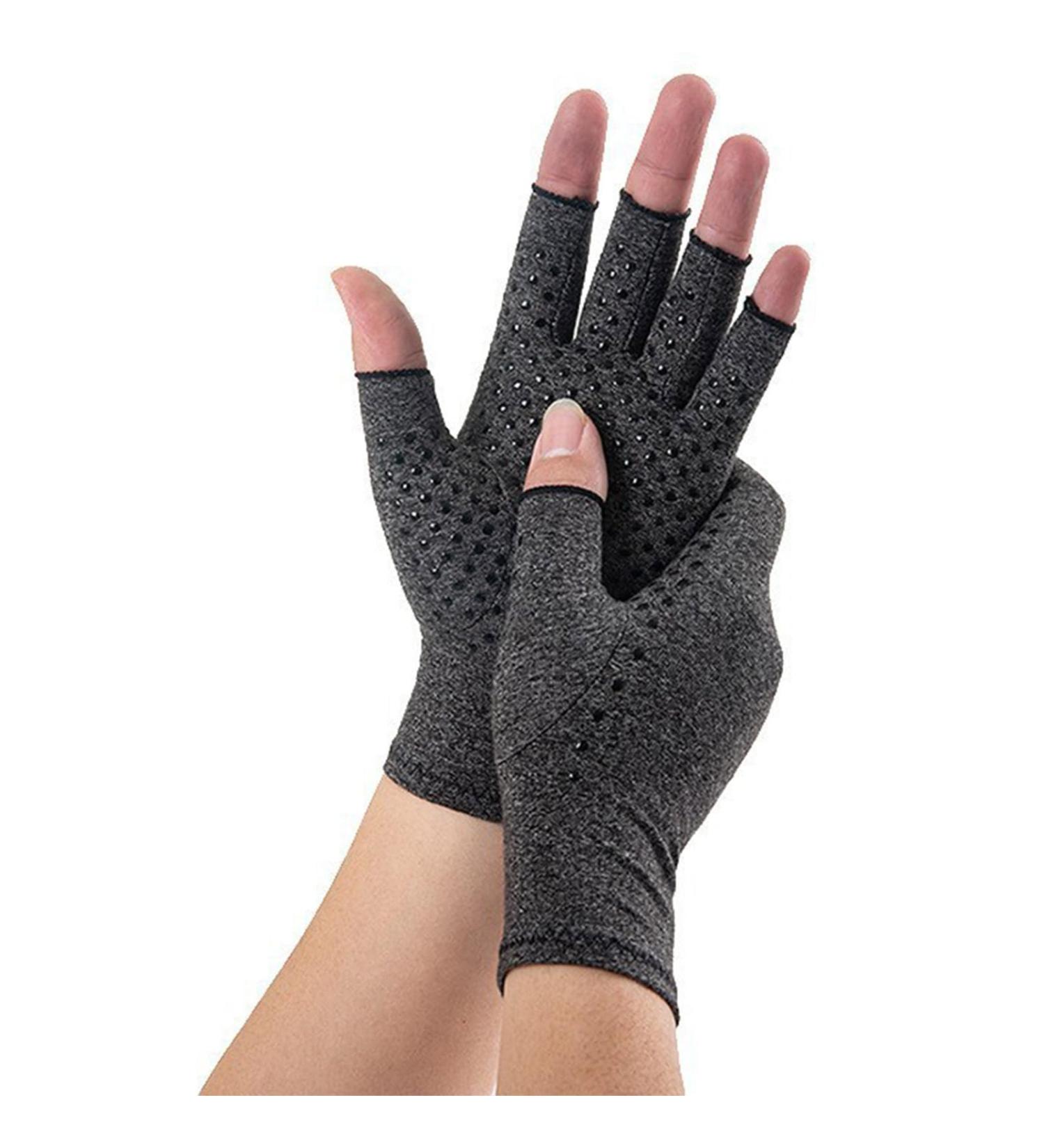 Buy Arthritis Gloves for Women & Men - Fingerless Compression for Rheumatoid & Osteoarthritis - Ideal for Typing & Daily Use (Grey S - Buy Online on GoSupps.com