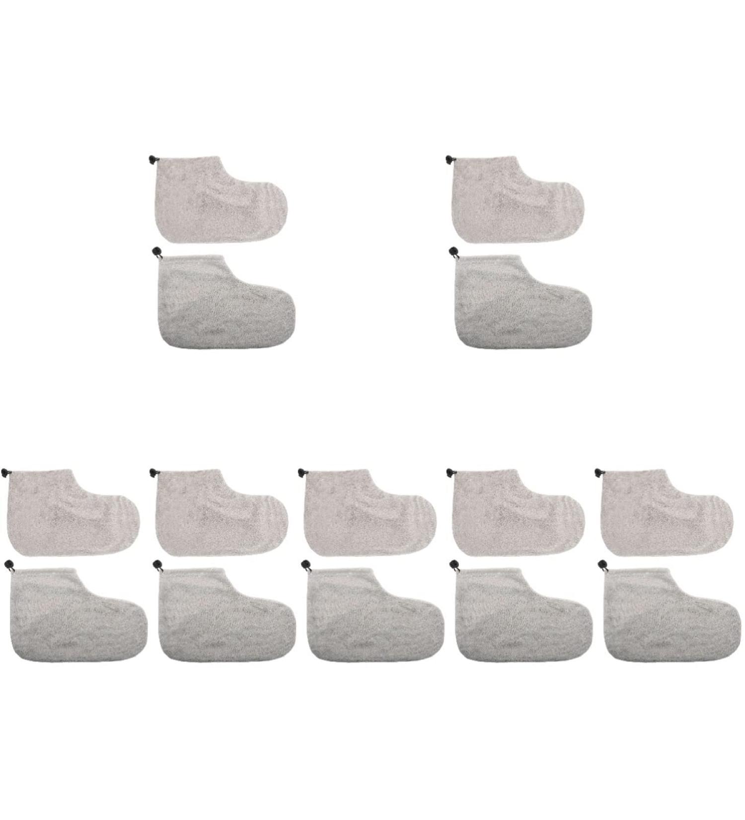 Beaupretty 7 Pairs Wax Therapy Warm Foot Cover Paraffin Wax Socks Paraffin Wax Gloves Heated Booties Wax Foot Bag Paraffin Foot Bags Heated Mittens Feet Spa Socks Down Mittens Wax Bath Cotton - Buy Online on GoSupps.com