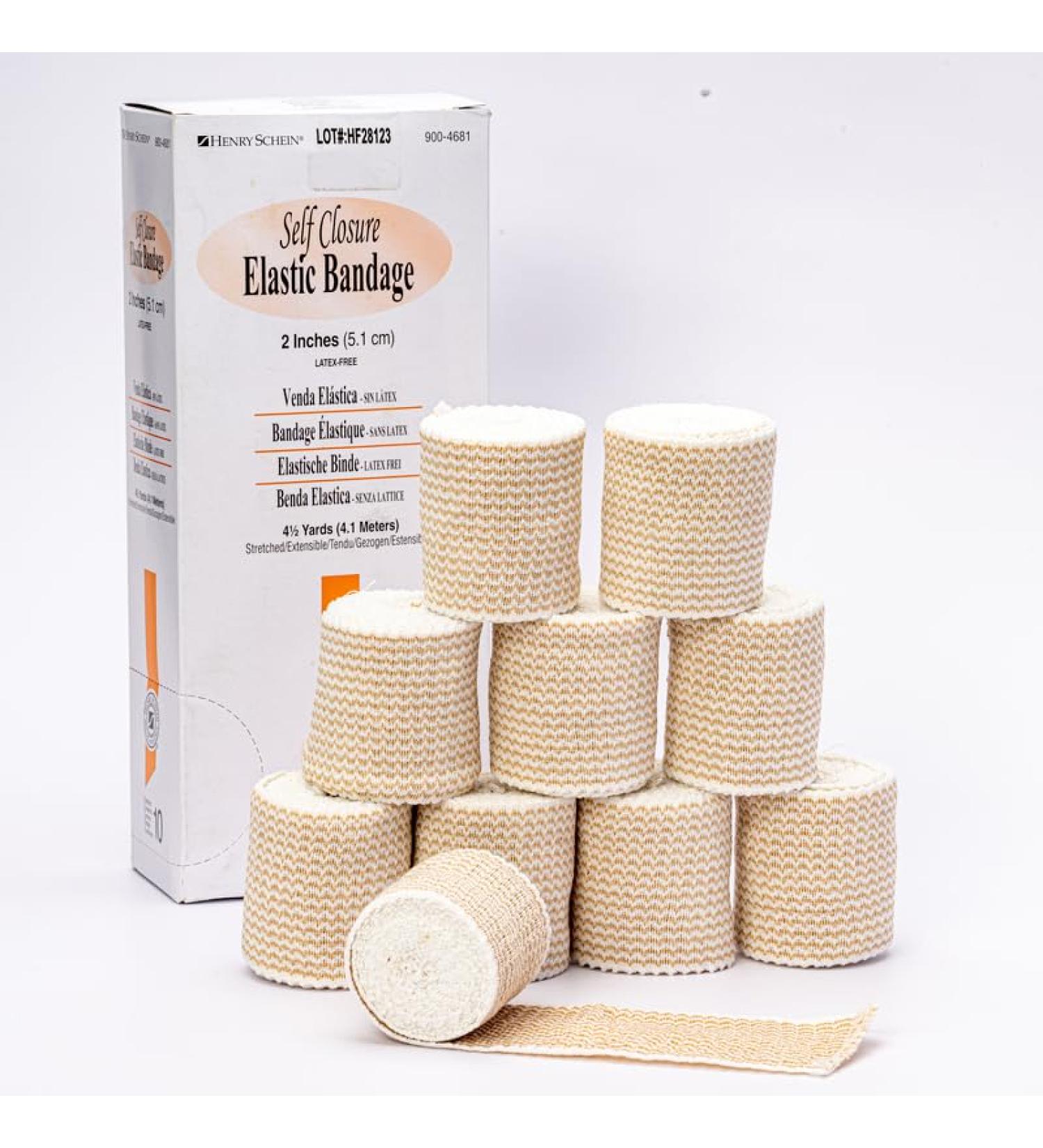 Self Closure Elastic Bandage with Velcro - 2x4.5 Yards Tan Non-Sterile Box of 10 | International Shipping Available - Buy Online on GoSupps.com
