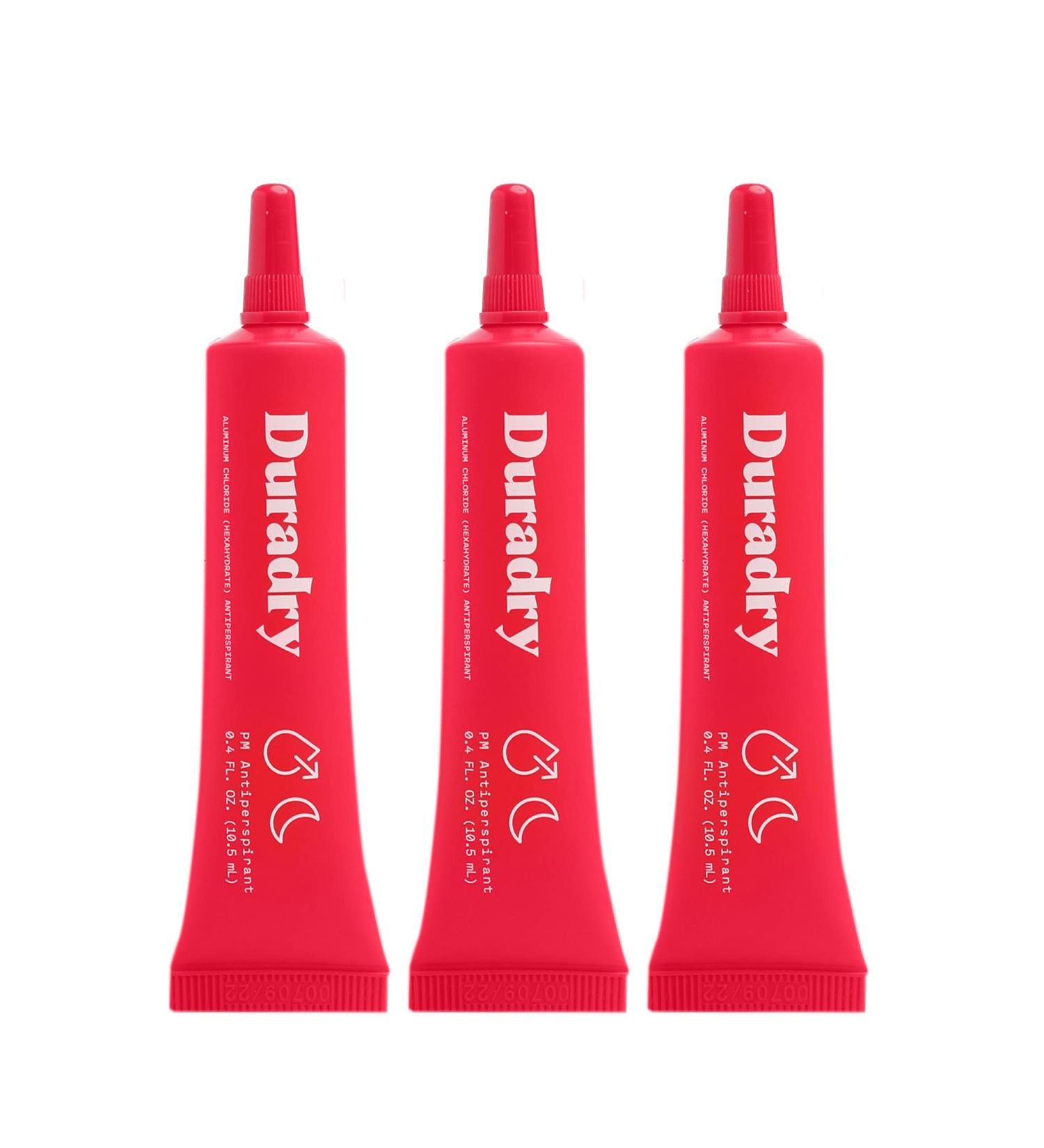 Duradry PM Antiperspirant Gel - Prescription Strength for Hyperhidrosis - Unscented 0.4 Fl Oz (Pack of 3) - Buy Online on GoSupps.com