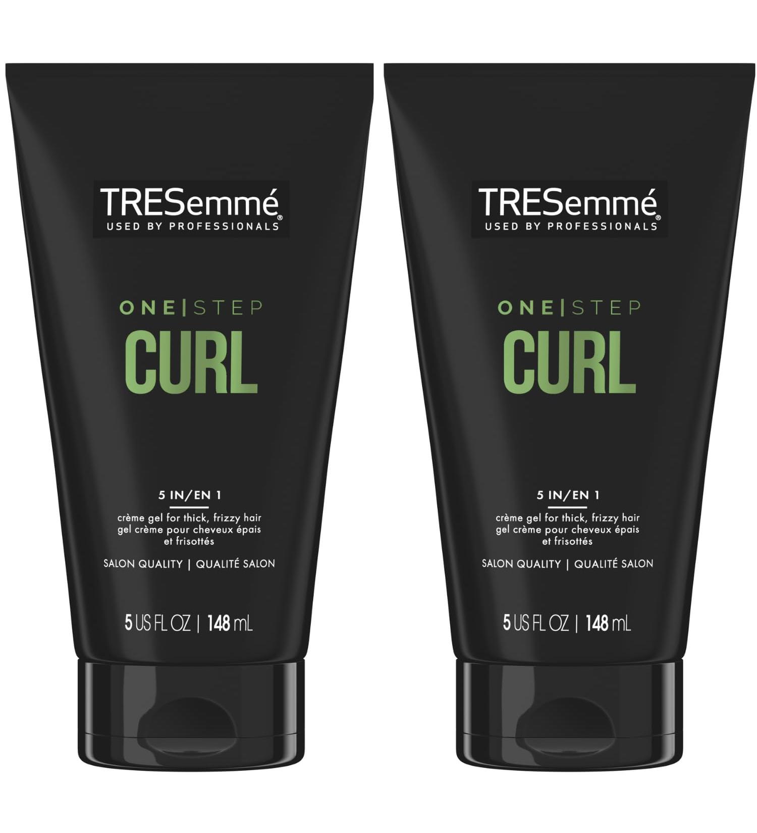 TRESemm Hair Gel 5-in-1 Curl Cr me - Anti-Frizz & Anti-Humidity Curling Gel for Women Scented 5 Oz (Pack of 2) - International Shipping Available - Buy Online on GoSupps.com