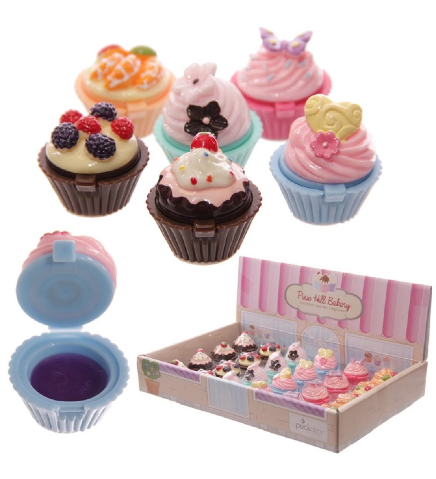 Yummy Cupcake Delights Lip Balms/LipGloss (set of 4)