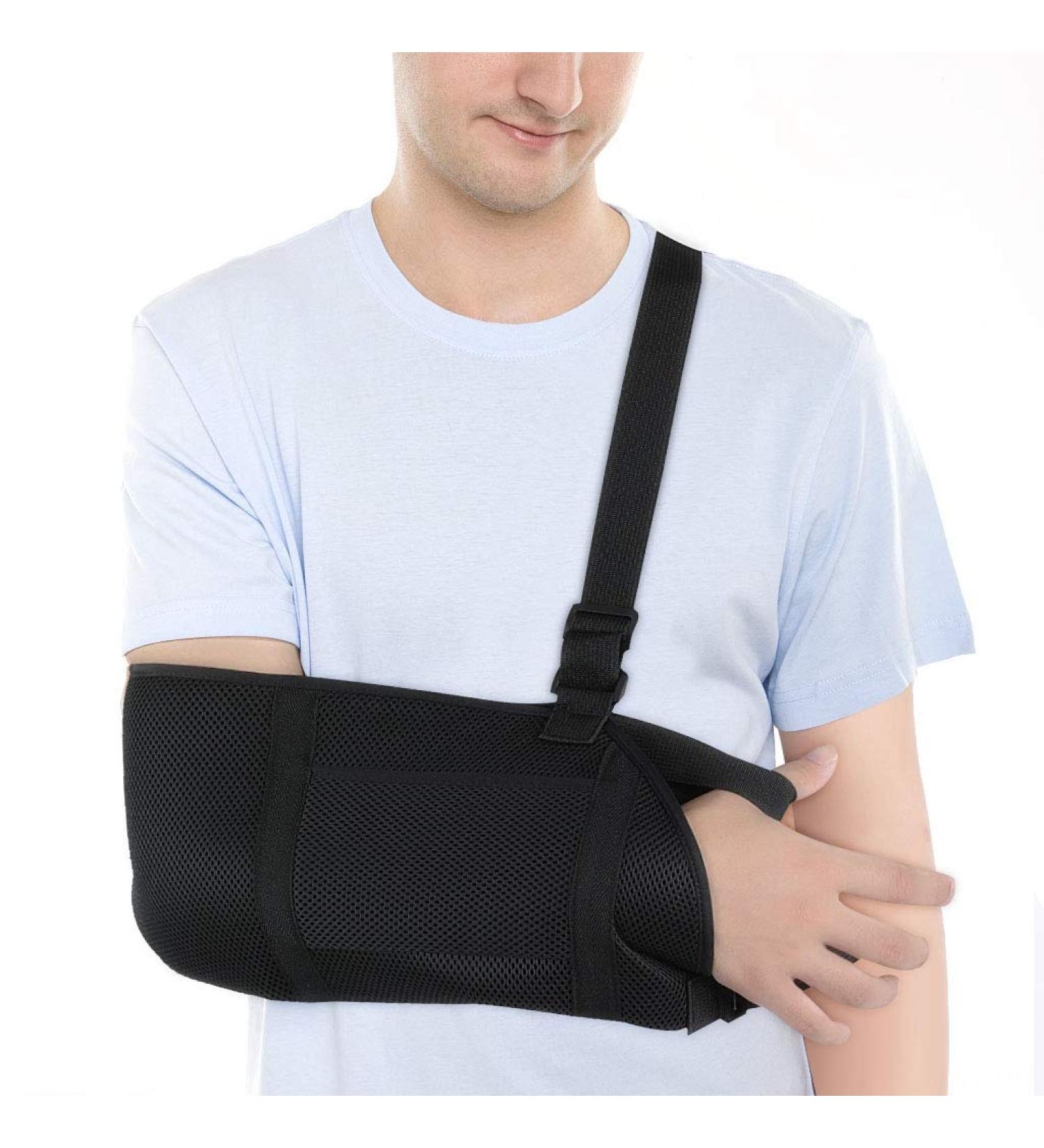 Buy EJOOUS Adjustable Arm Loop Sling - Breathable Shoulder Support for Men & Women - Buy Online on GoSupps.com