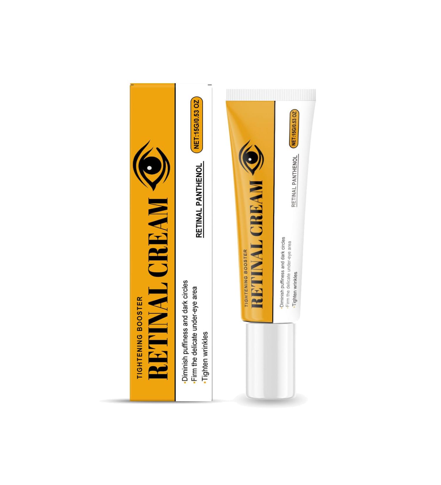 Retinal Shot Tightening Booster Eye Cream - S rum anti- ge pour les yeux pour les cernes les poches et les rides am liore la fermet de la peau texture base de gel 15 g (1) - Buy Online on GoSupps.com