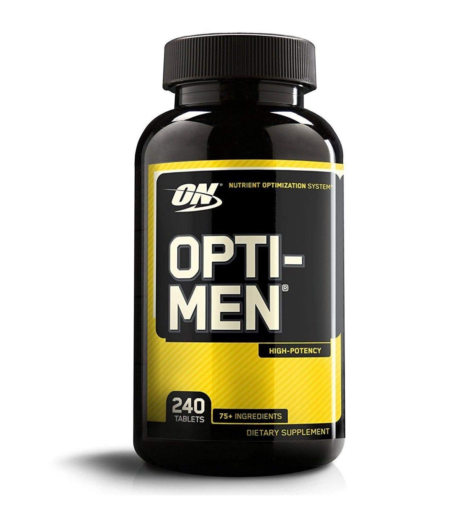 Optimum Opti-Men Multi-Vitamin Vitamin D Amino Acids B-Complex 240 Tablets - Buy Online on GoSupps.com