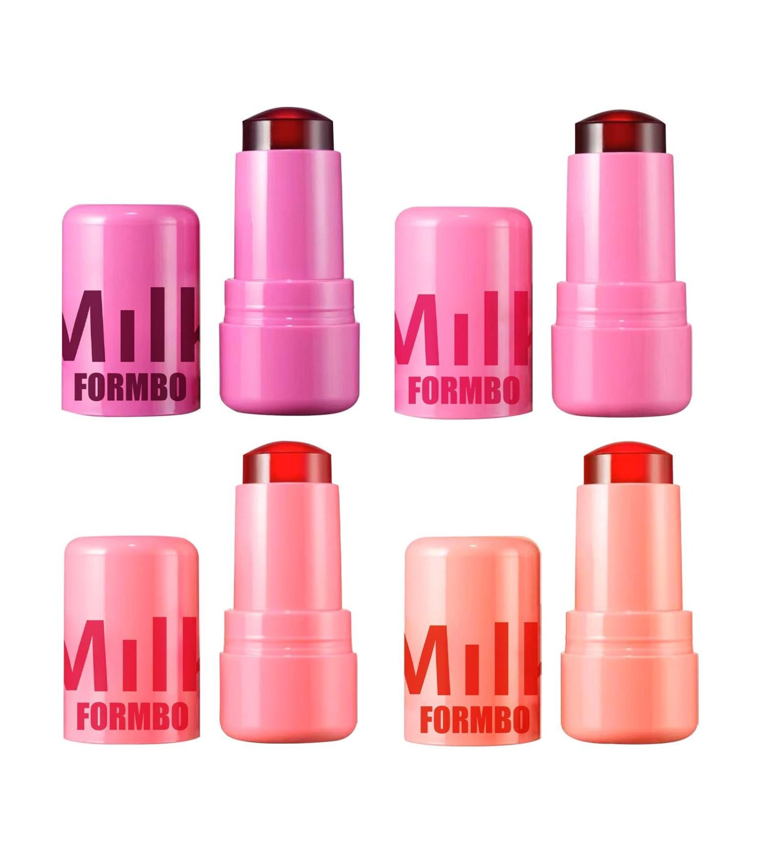 Milk Jelly Blush Stick - 0.18 Oz Cooling Water Tint for Lips & Cheeks | 4-Piece Pack with 1 000+ Swipes - Buy Online on GoSupps.com