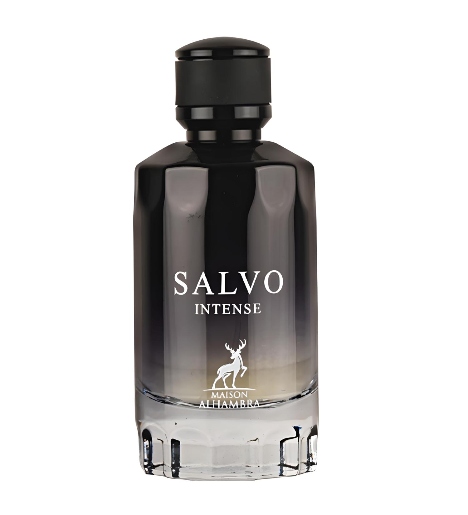 Maison Alhambra Salvo Intense for Men - 3.4 oz EDP Spray Fresh 3.4 Fl Oz (Pack of 1) - Buy Online on GoSupps.com