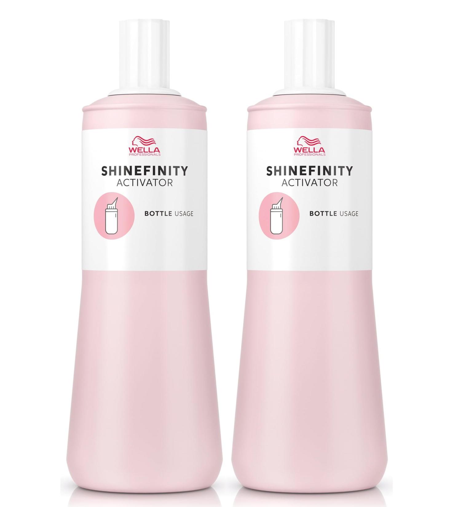 2er Wella Shinefinityinity Glaze Activator Bottle 2% 1000ml 2 l (1Pack)