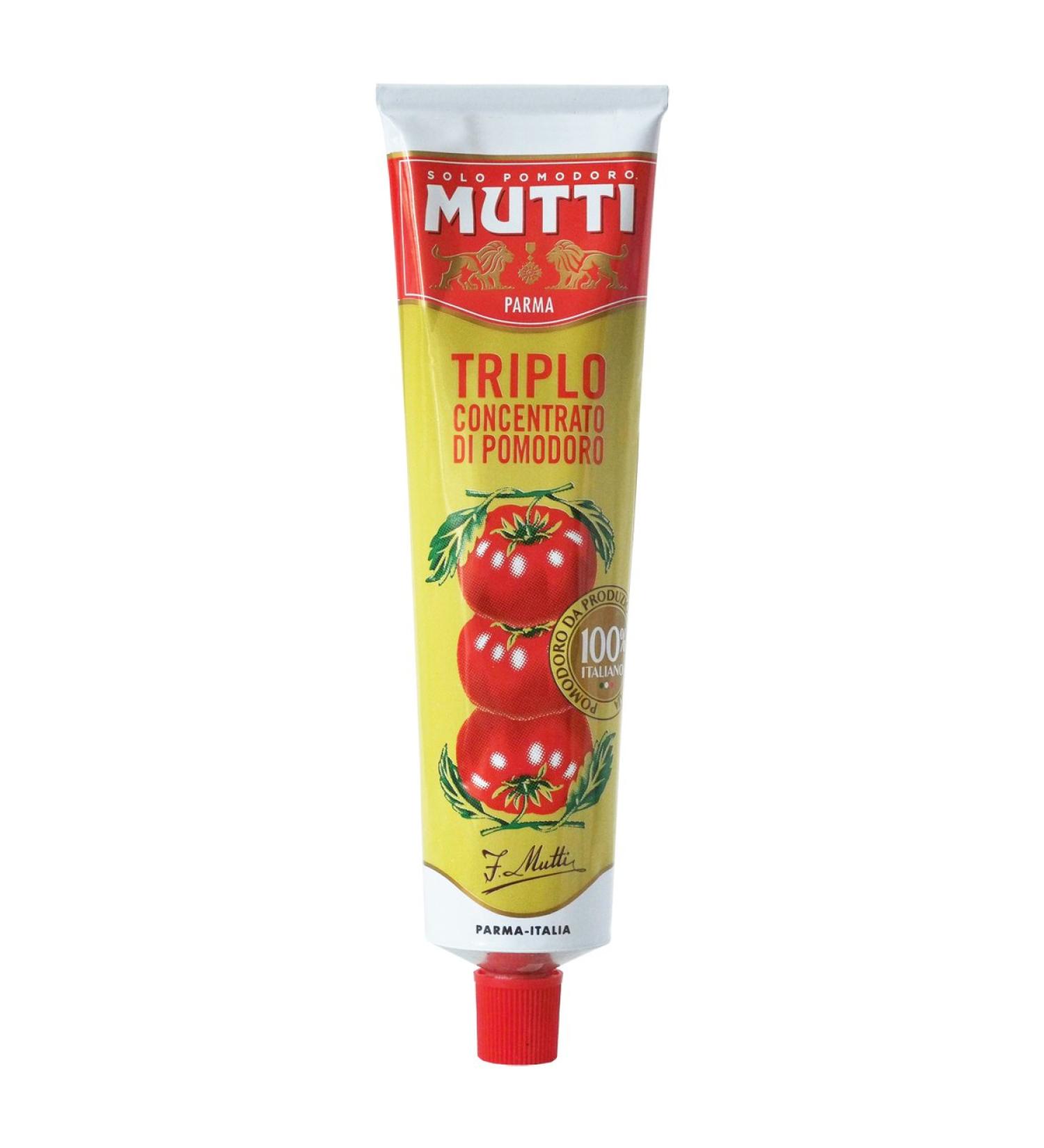 Mutti Triple Concentrated Italian Tomato Paste Tube 6.53oz - Pack of 2 | Authentic Italian Flavors in Every Bite - Buy Online on GoSupps.com