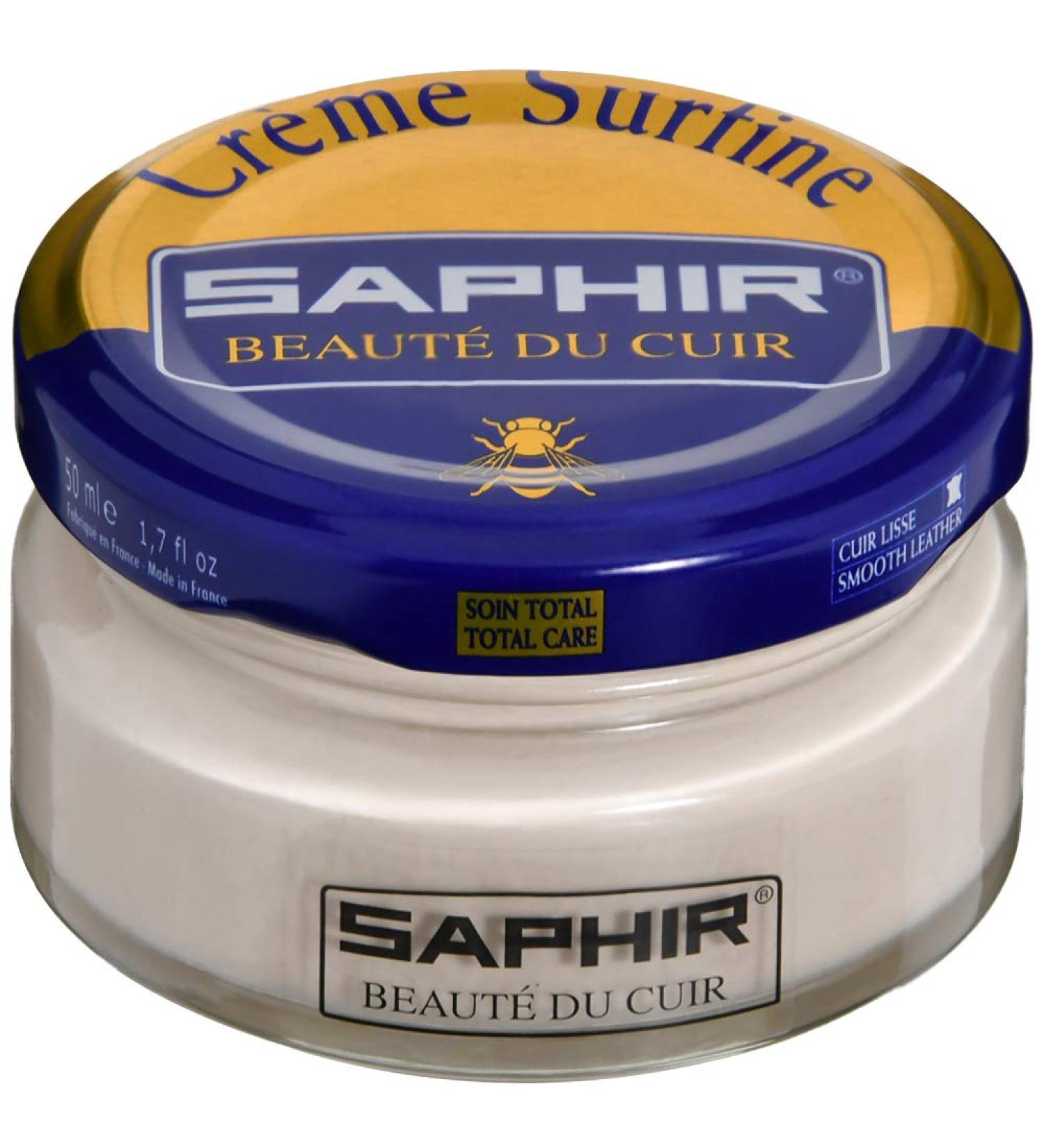 SAPHIR Cream Surfine Shoe Polish 50 ML - (82) Eggshell