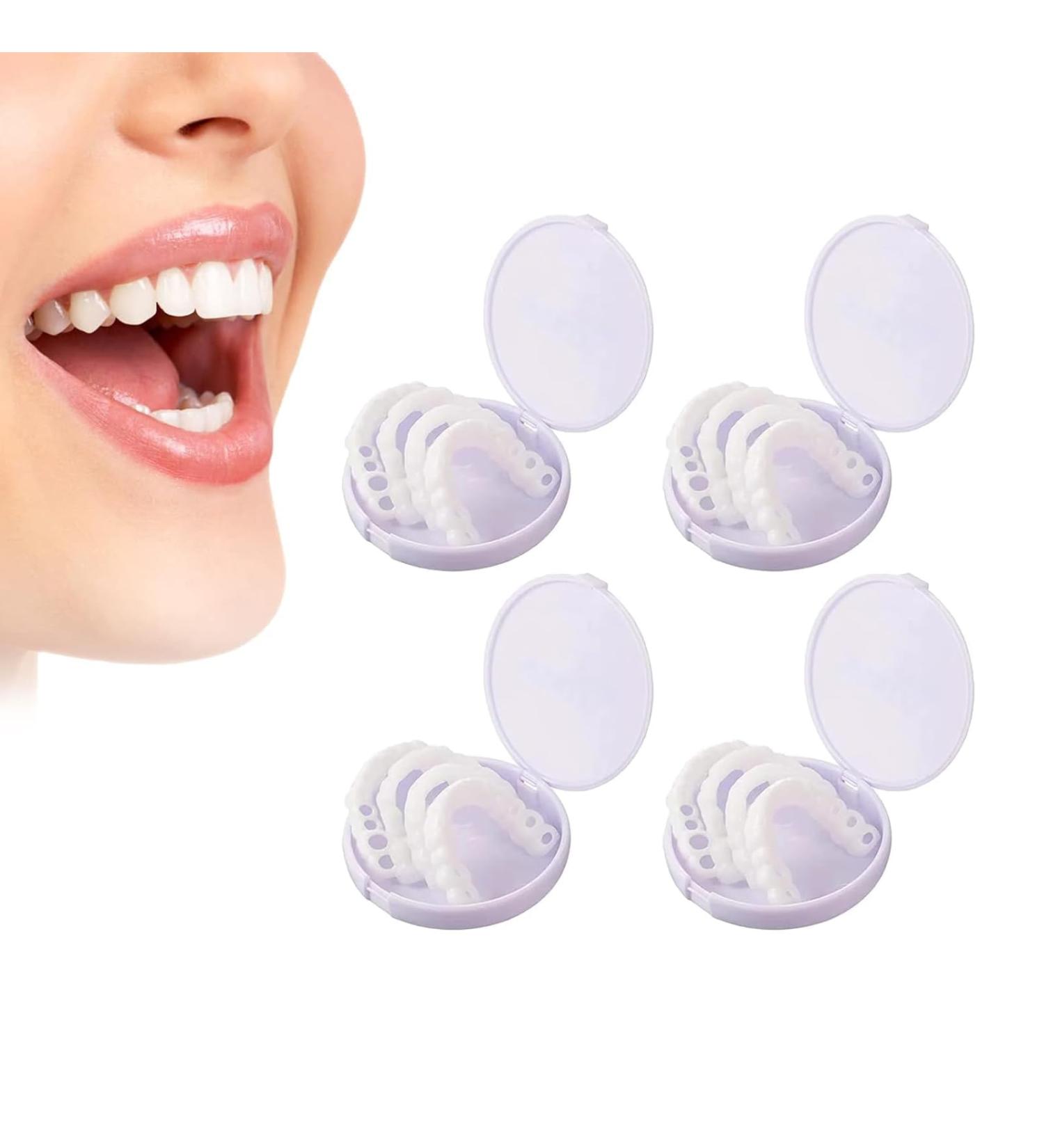 Buy Immediately Veneers - Top & Bottom Dentures Cosmetic Teeth Kit for Men & Women - Fast Shipping Worldwide - Buy Online on GoSupps.com