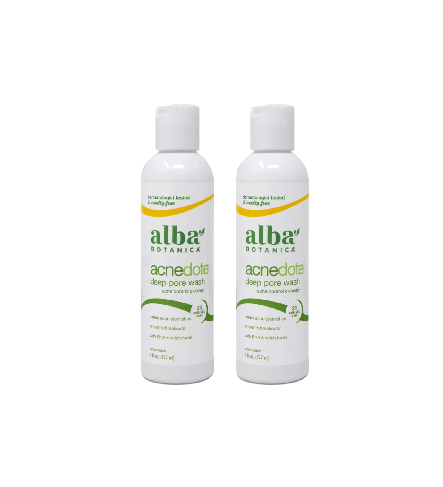 Alba Botanica Natural Acnedote Deep Pore Wash 6 Ounce. (Pack of 2) Deep Pore Wash 6 Fl Oz (Pack of 2) - Buy Online on GoSupps.com
