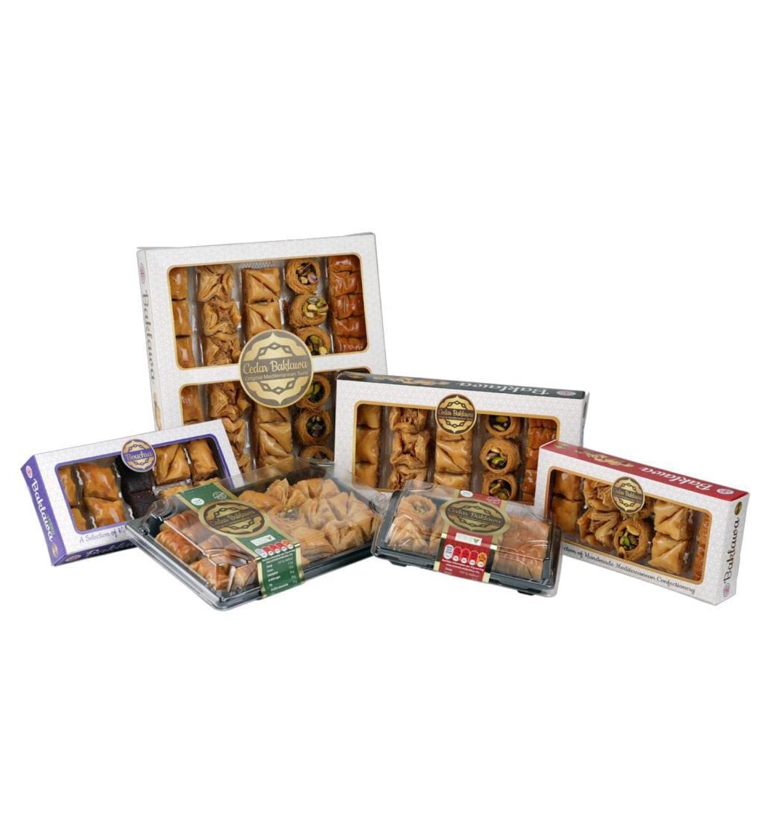 Cedar Handmade Baklava Turkish Dessert 215g x 2 (4) - Buy Online on GoSupps.com