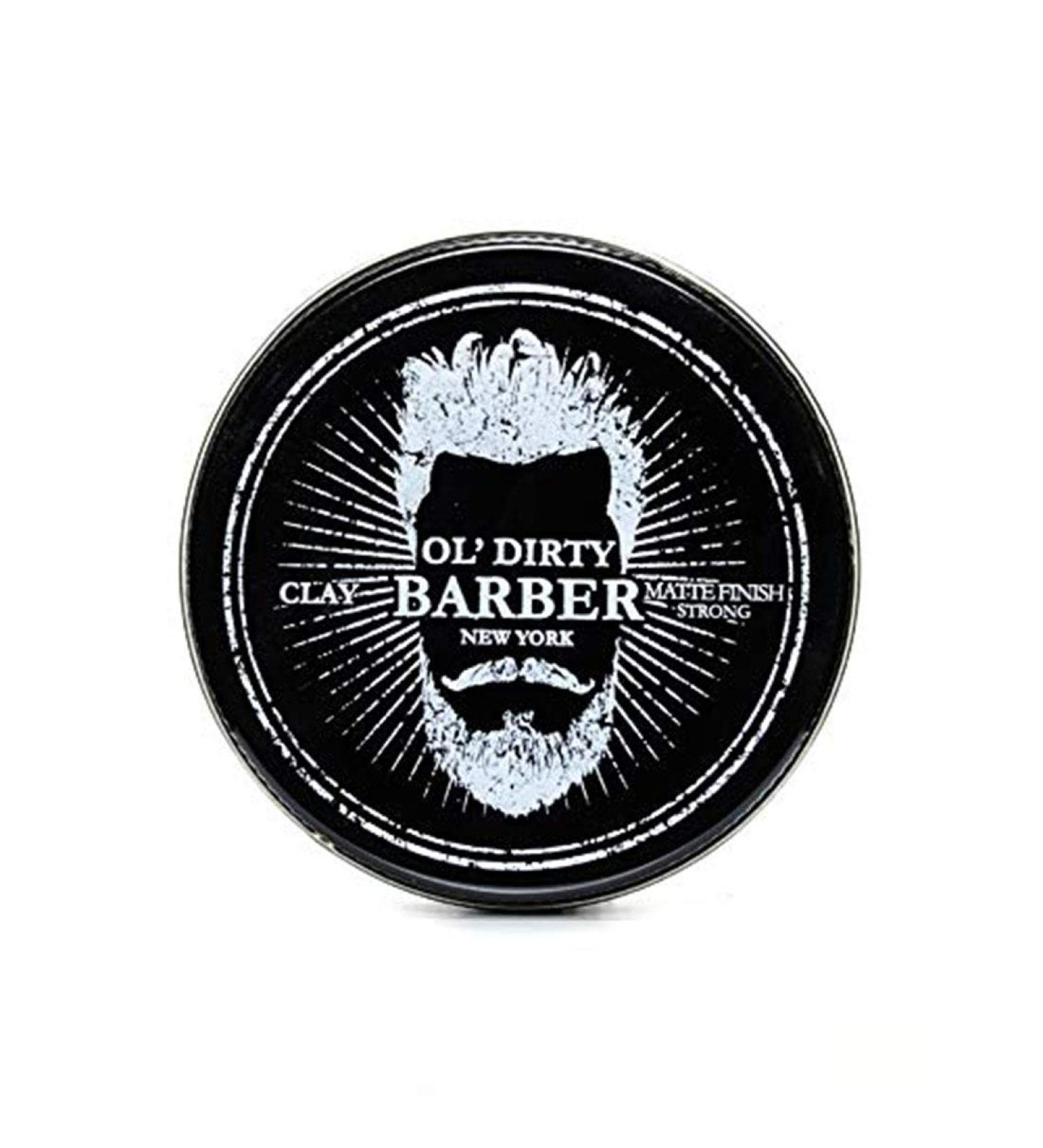 OL' DIRTY BARBER Styling Clay for Men - Strong Hold Matte Finish | Long Lasting Water-Based Hair Clay - Buy Online on GoSupps.com