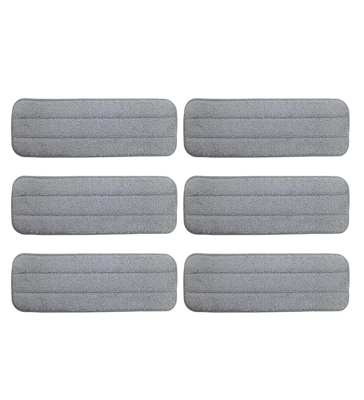 Mop for Deerma TB500 TB800 for Xiaomi for Mijia Water Spray Mop 360 Rotating Cloth Head Wooden Carbon Fiber Cloth (Color : 6 PCS) - Buy Online on GoSupps.com