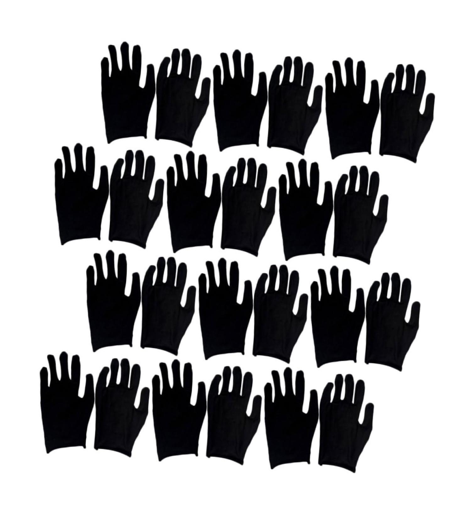 Ipetboom 12 Pairs Silver Wigs for Women Disposable No Odor Kitchen White Cotton Mens Cotton Spa Work Cosmetic Washable - Buy Online on GoSupps.com