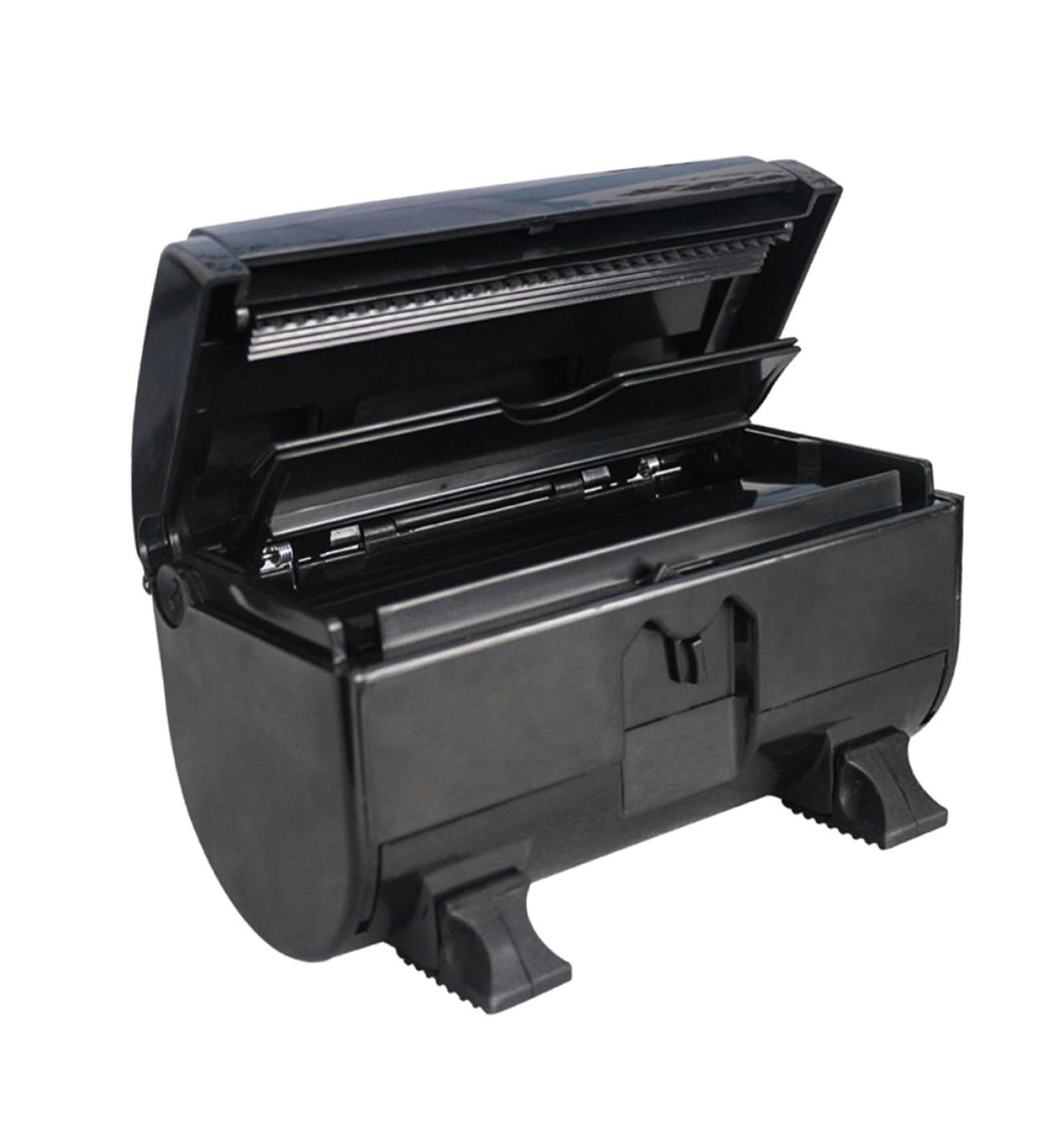 1pc Tin Foil Hairdressing Foil Dispenser Bin Organizer Foil Dispenser Fold Hairdressing Foil Cutting Machine Highlight Tool Abs Environmental Protection Material Black 17x9cm - Buy Online on GoSupps.com