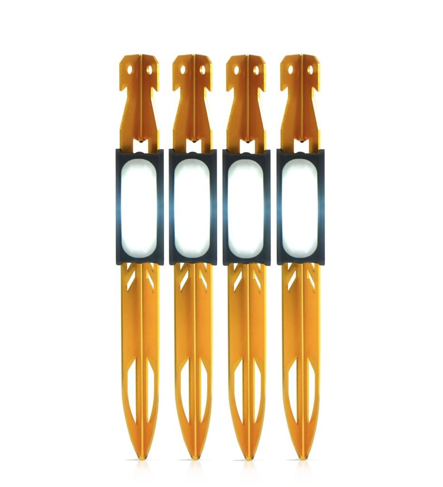 UCO StakeLight Tent Stake with LED Light and Emergency Strobe - Pack of 4 - Buy Online on GoSupps.com