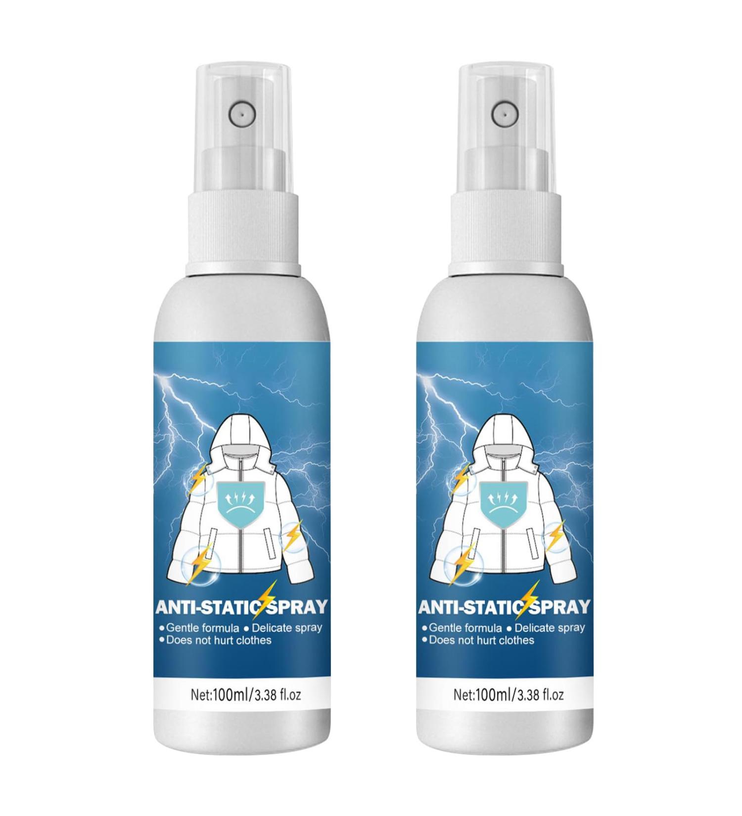 Anti Static Spray Static Remover for Clothes Portable 100ml Anti-Static Cleaning Spray Static Remover for Clothing Textiles Furniture Reduce Static Cling Eliminate Static Shock - Buy Online on GoSupps.com