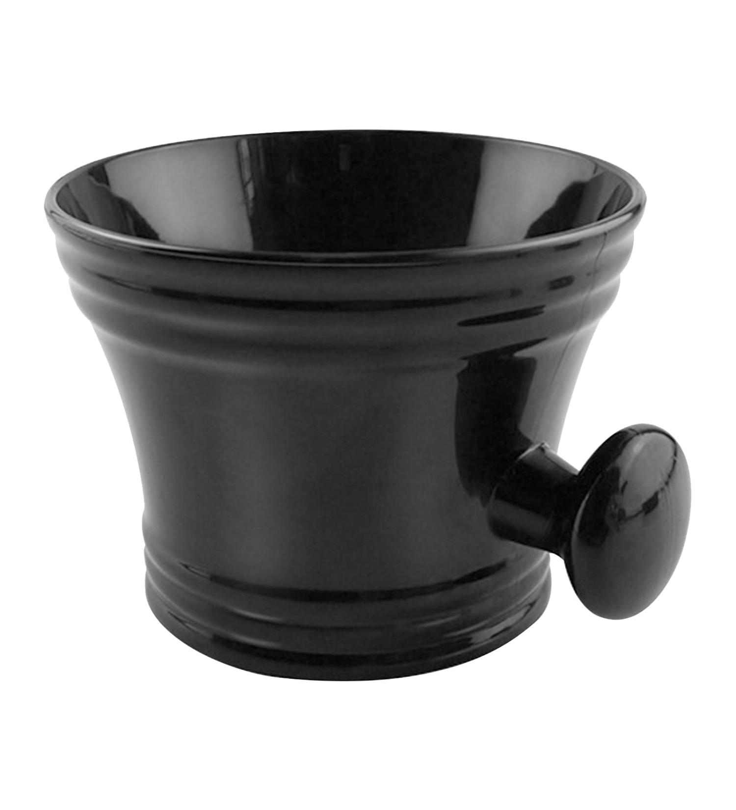Razor Brush Bowl - Traditional Shaving Bowl with Handle | Plastic Shaving Cup for Men - Buy Online on GoSupps.com