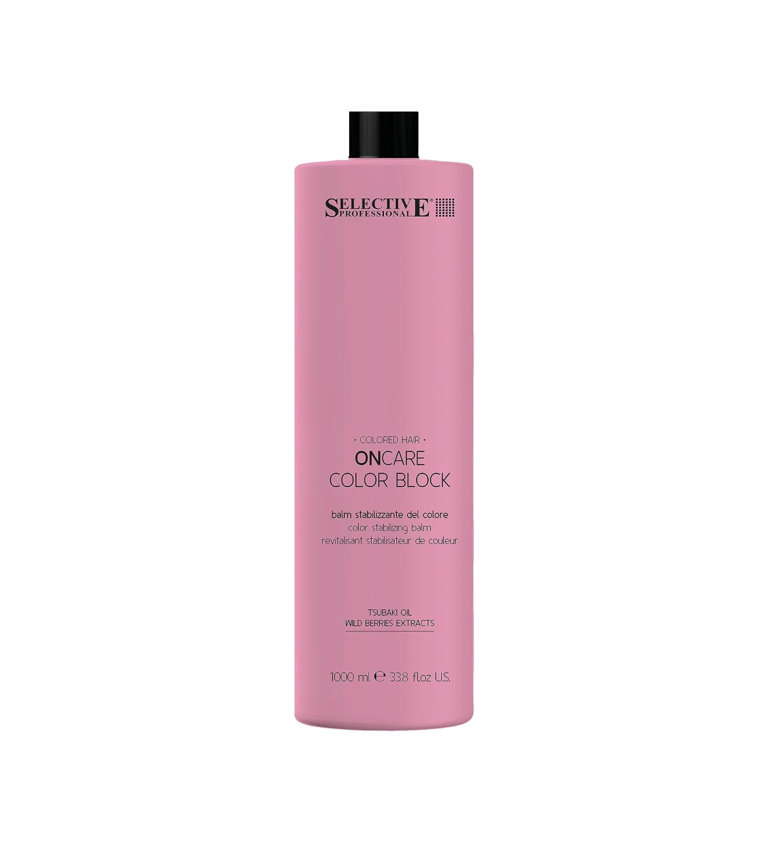 Selective Professional On Care Color Block Balm 1000ml - baume stabilisateur de couleur