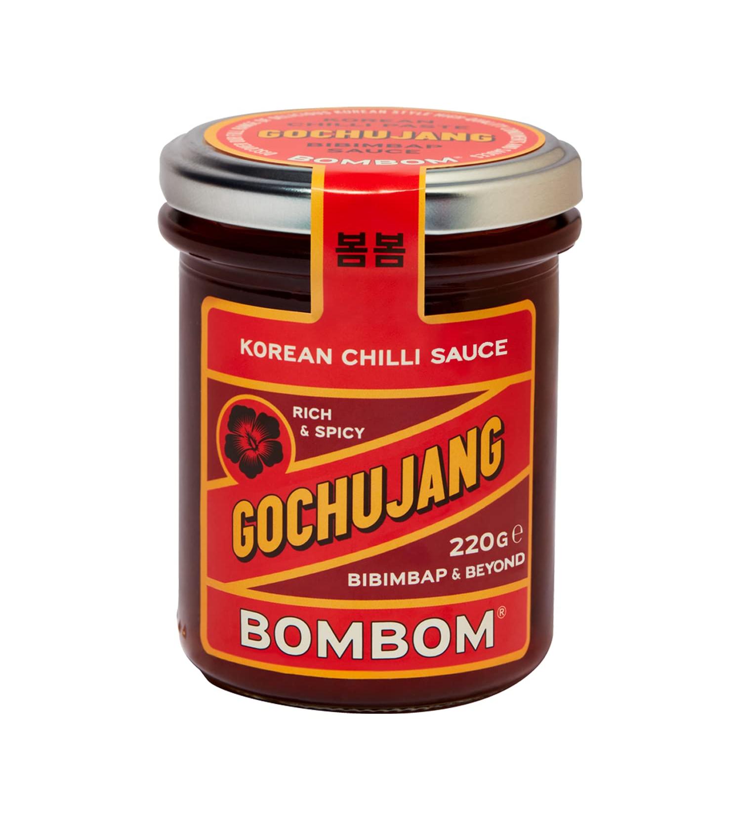 Bombom Gochujang Hot Pepper Paste Korean Chili Paste 220g Chilli & Hot Pepper Sauce - Buy Online on GoSupps.com
