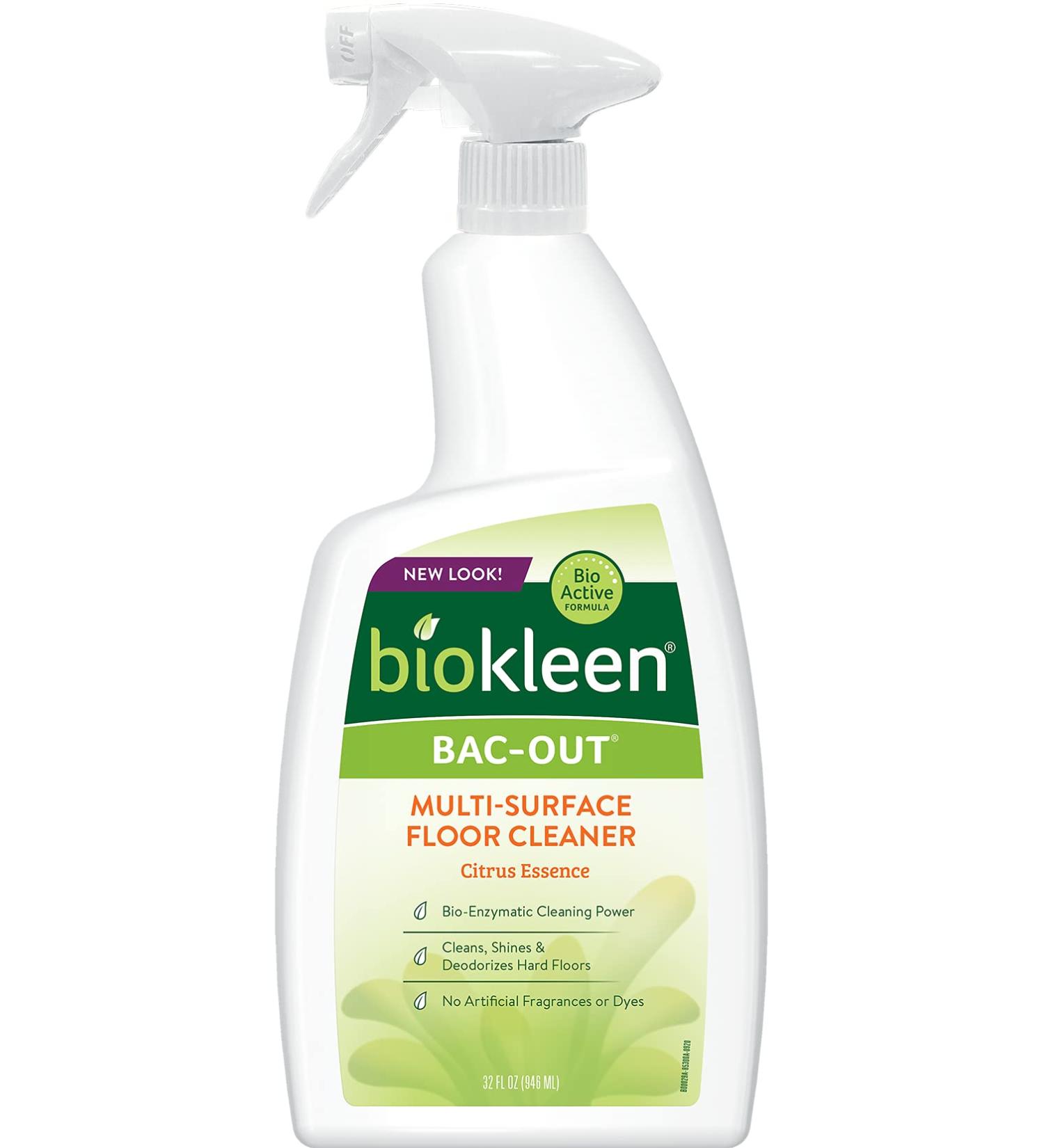 Biokleen Bac-Out Multi-Surface Floor Cleaner - Eco-Friendly, Non-Toxic, Plant-Based | 32 oz - Buy Online on GoSupps.com