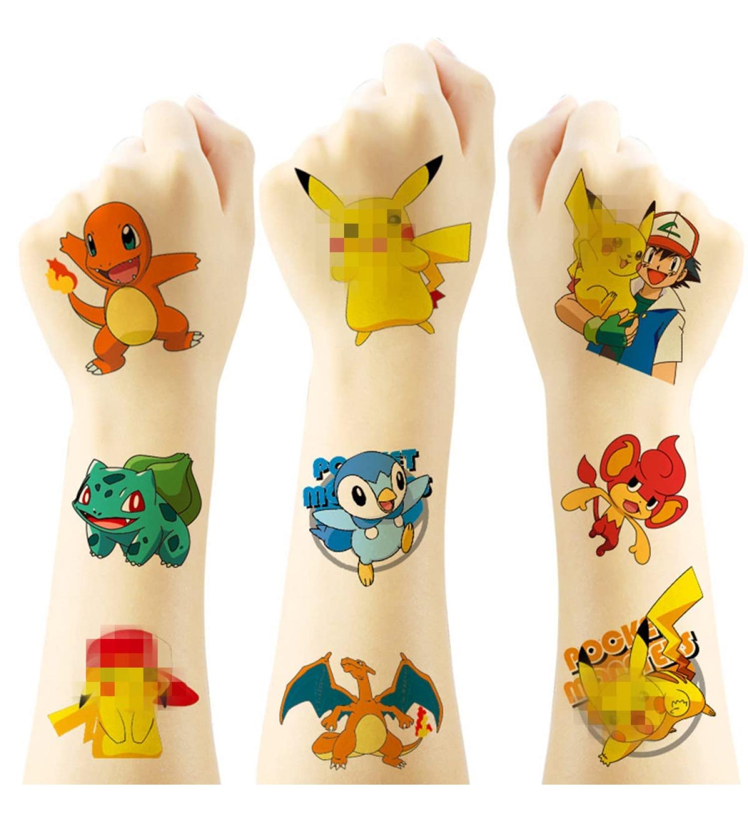 60PCS Cartoon Temporary Tattoos - Party Favors for Kids Boys Girls - Cute Fake Tattoos Stickers for Birthday Party Supplies & Decorations - Buy Online on GoSupps.com