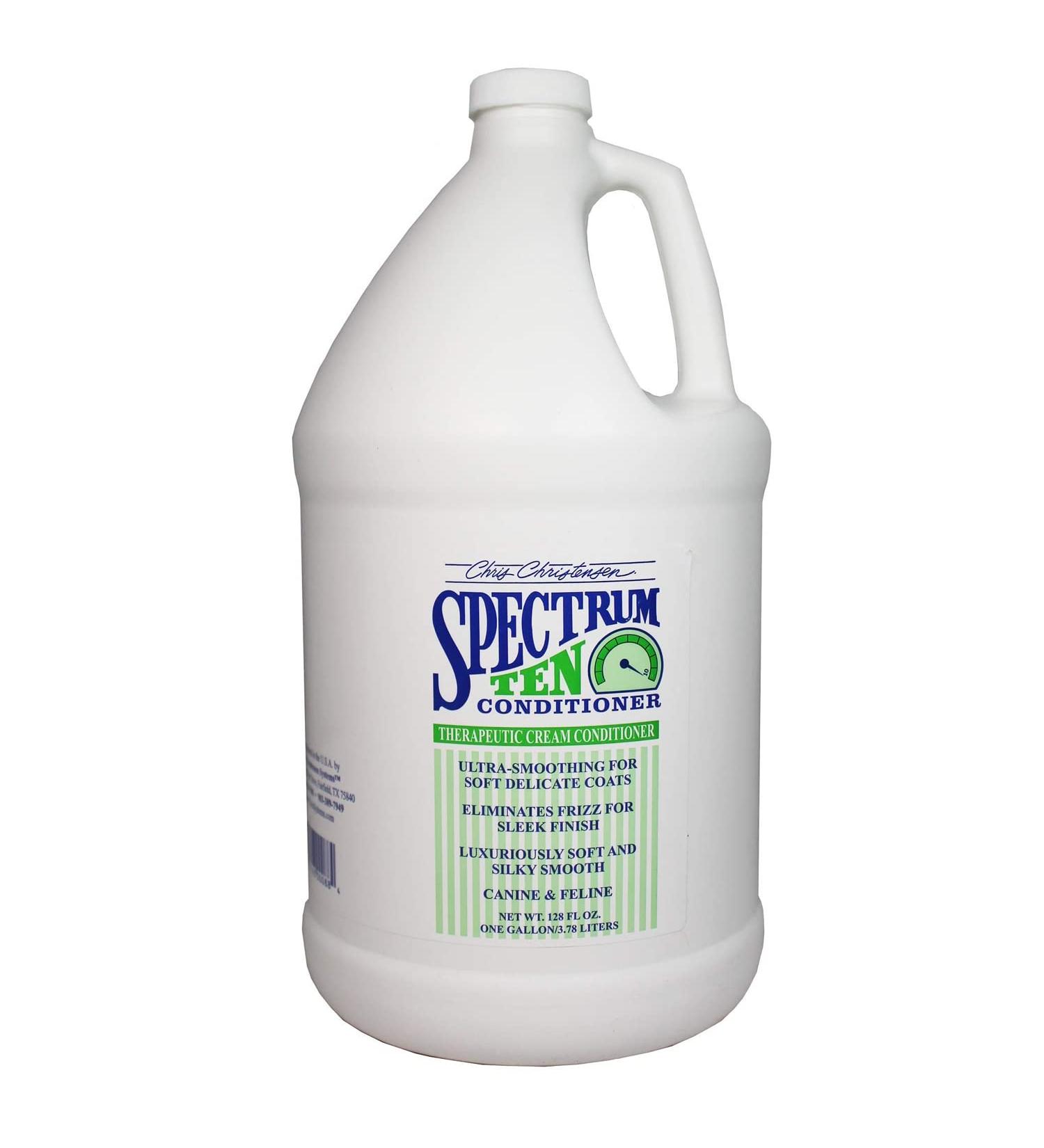Chris Christensen Spectrum Ten Conditioner - Soft & Smooth Coats for Professional Dog Grooming | 3.8L International Shipping - Buy Online on GoSupps.com