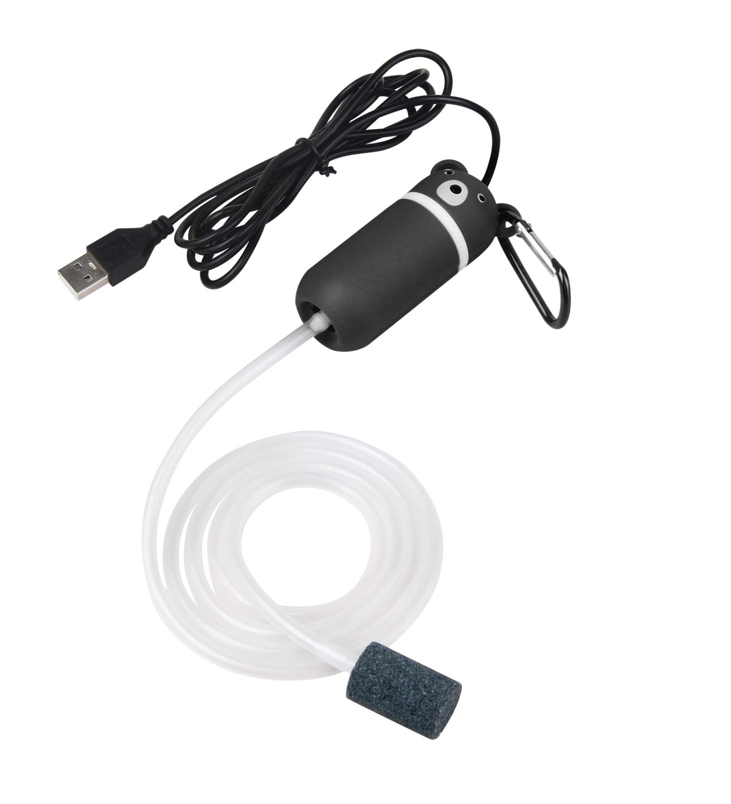 Buy USB Air Pump for Aquariums - Quiet Mini Portable Oxygen Pump with Accessories | International Shipping - Buy Online on GoSupps.com