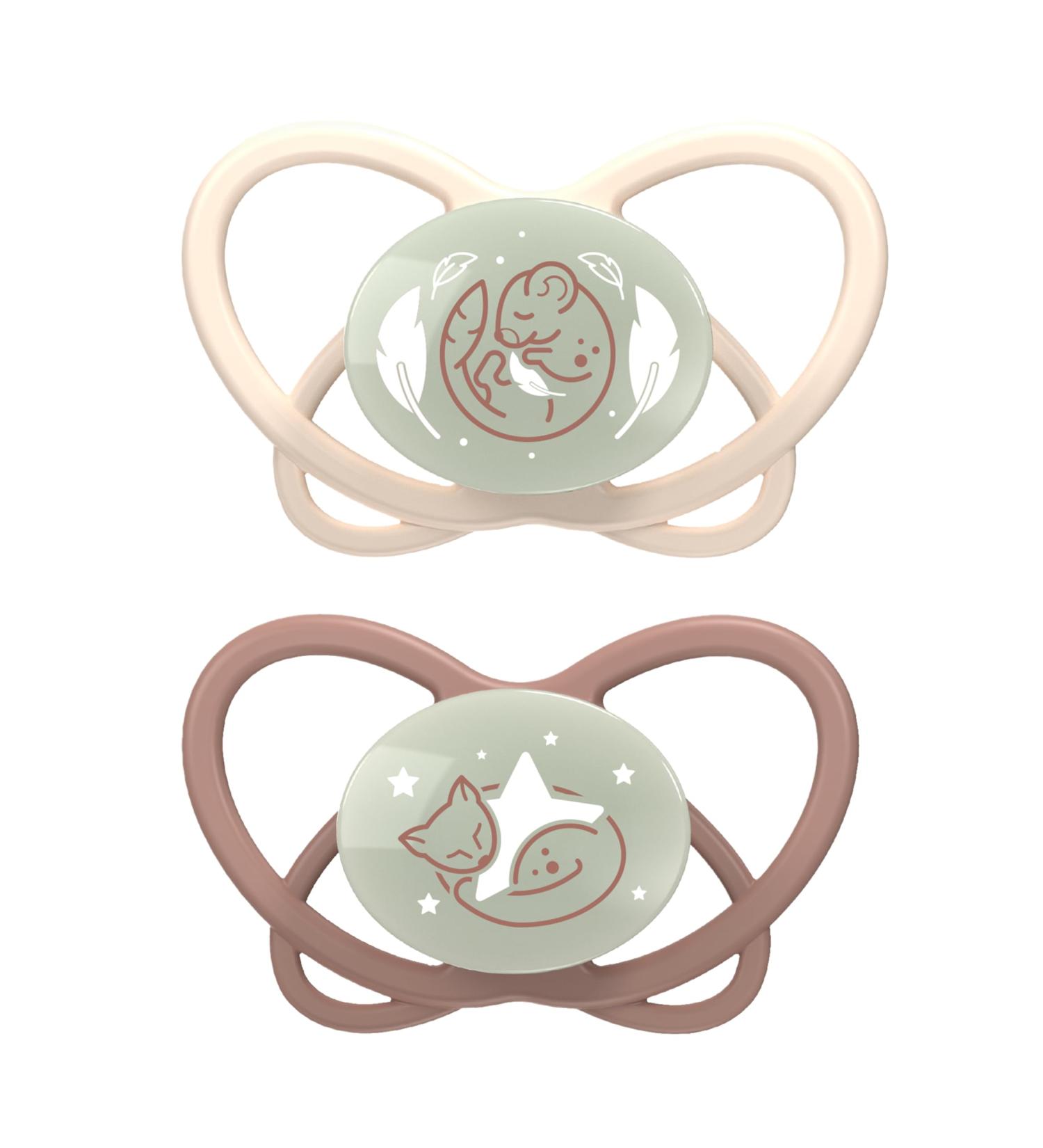 Nip Schnuller My Butterfly Night Green - Eco-Friendly Silicone Pacifier for 5-18 Months | Extra Suction Part Jaw-Friendly Design Lightweight & Safe - Buy Online on GoSupps.com
