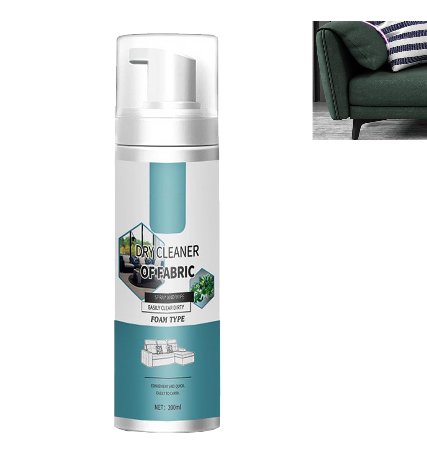 Fabric Dry Cleaning Foam Sprayer Fabric Sofa Cleaning Foam Carpet Dry Cleaning Foam No Wash Fabric Sofa Cleaner Dry Foam Cleaner Dry Cleaning Agent for Fabric Sofa Cleaner Foam 200ml - Buy Online on GoSupps.com