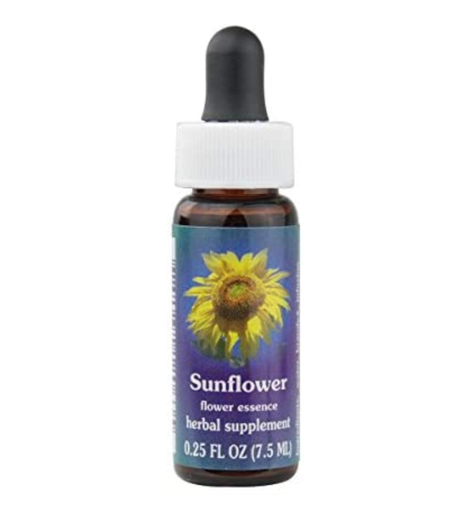 Flower Essence Services Sunflower Dropper Herbal Supplements 0.25 Ounce