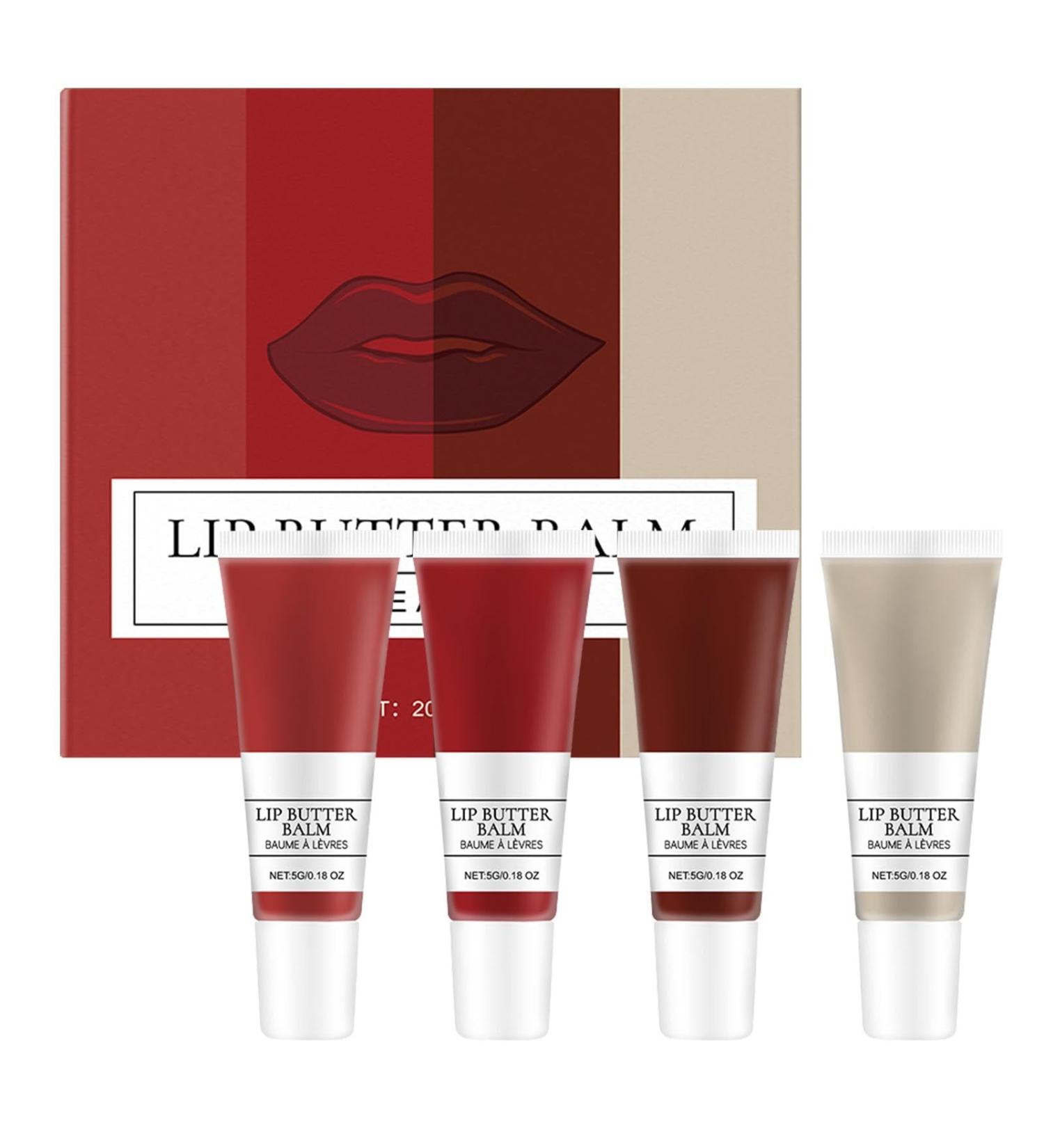 Joberio Lip Balm Set for Girls Moisturizing Lip Balm - 4Pcs Lip Balm Lip Cream Set Lip Gloss Stick | Long Lasting Lip Moisturizer Small - Buy Online on GoSupps.com
